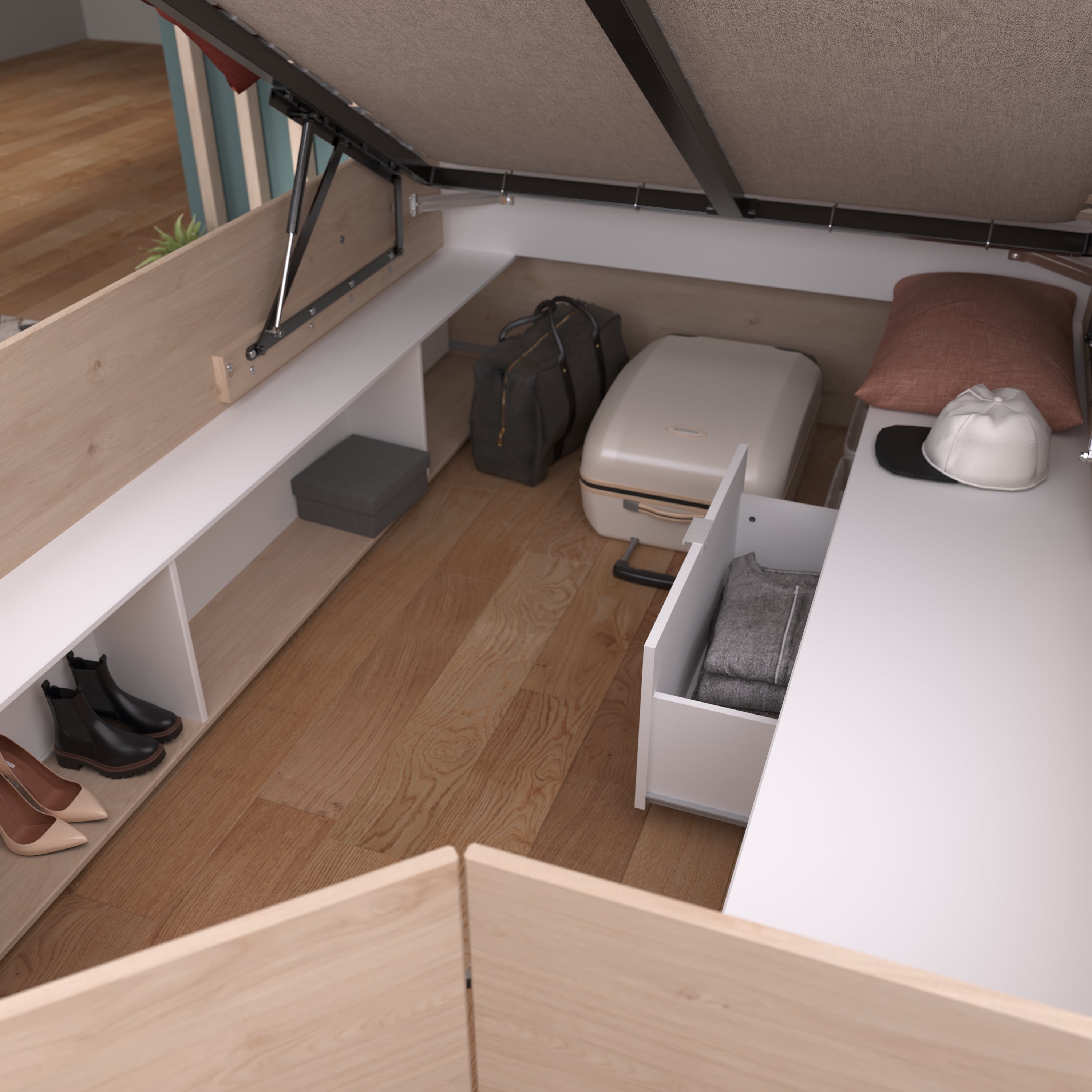 Travel 3 Storage Bed