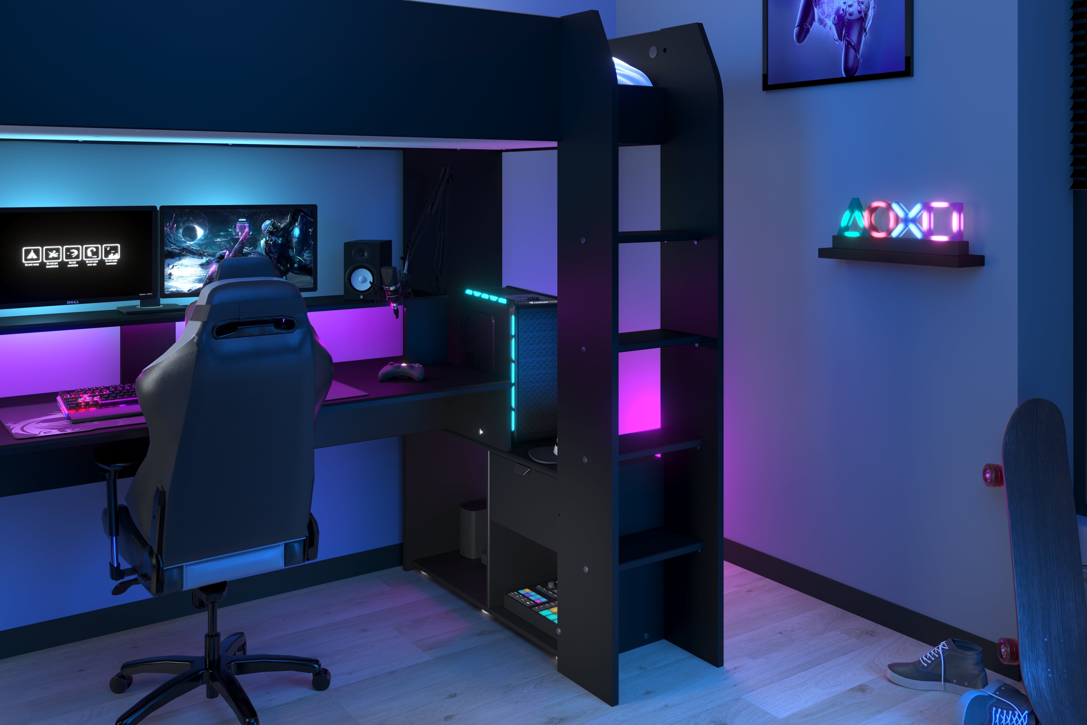 ONLINE Gaming Highbed