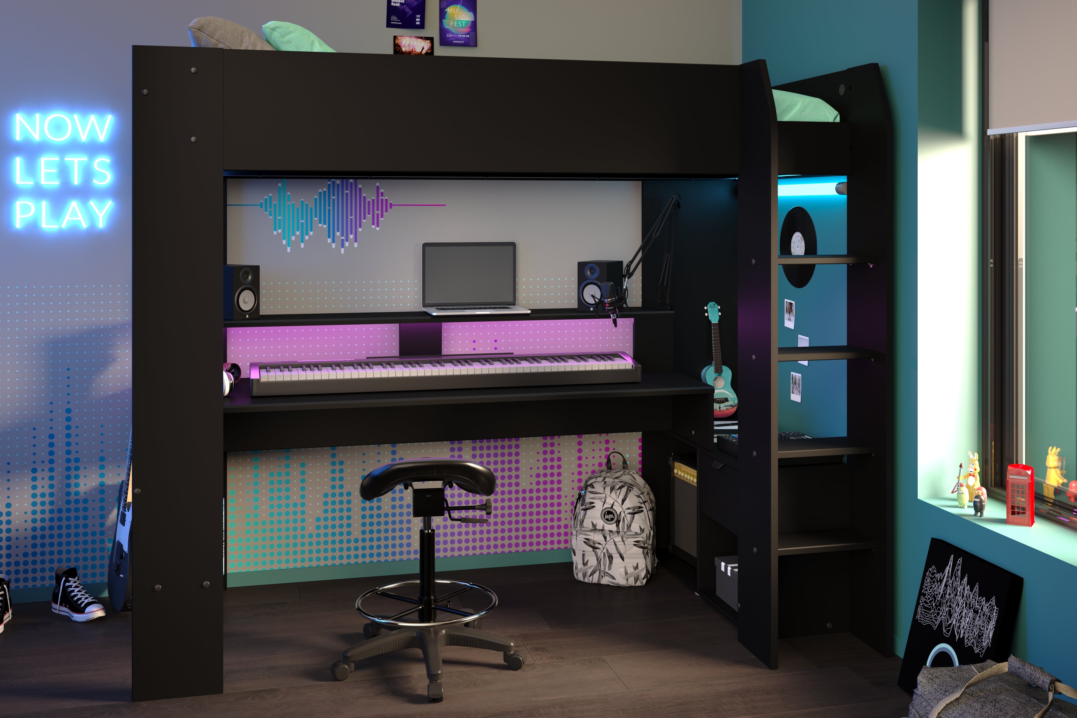 ONLINE Gaming Highbed