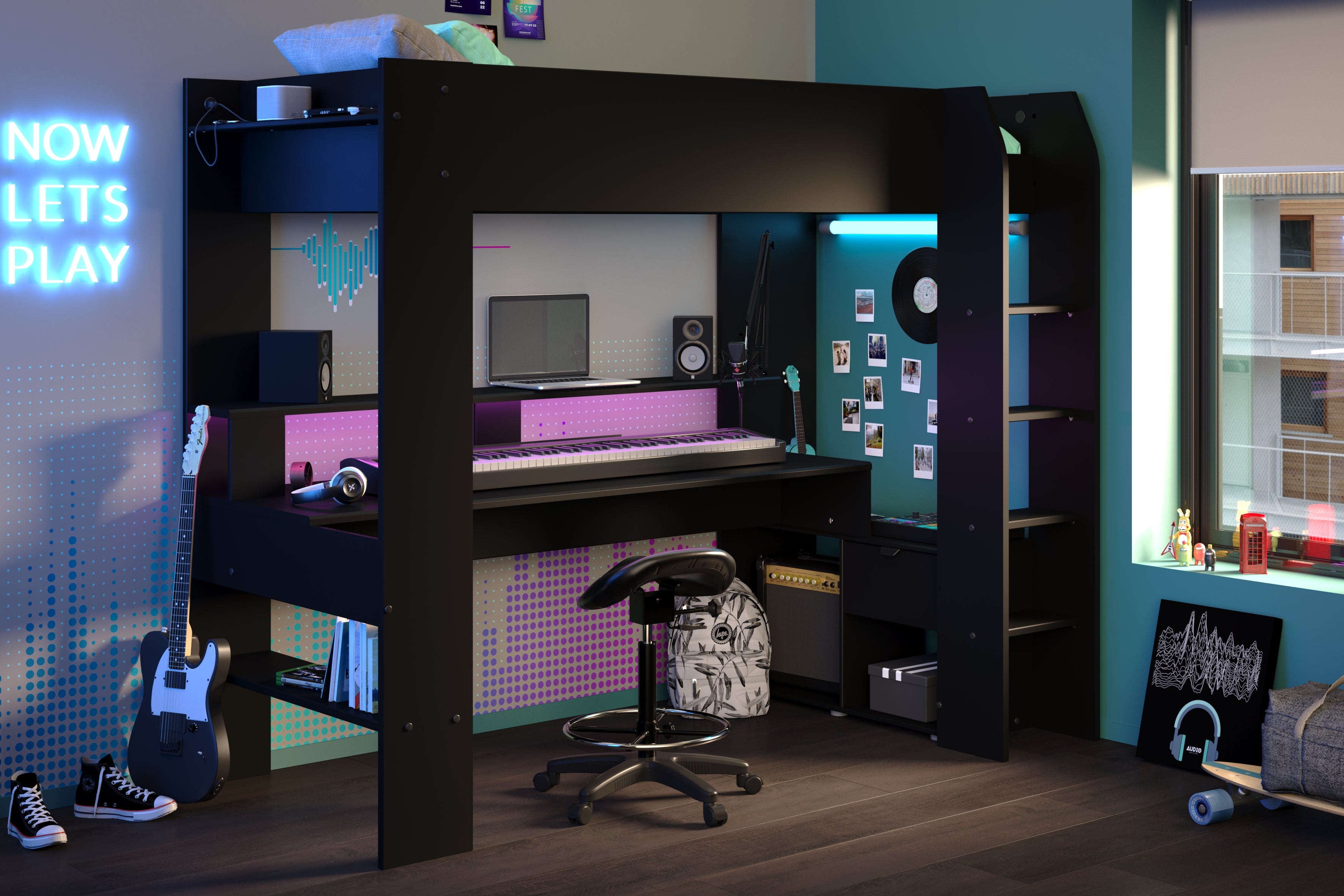 ONLINE Gaming Highbed