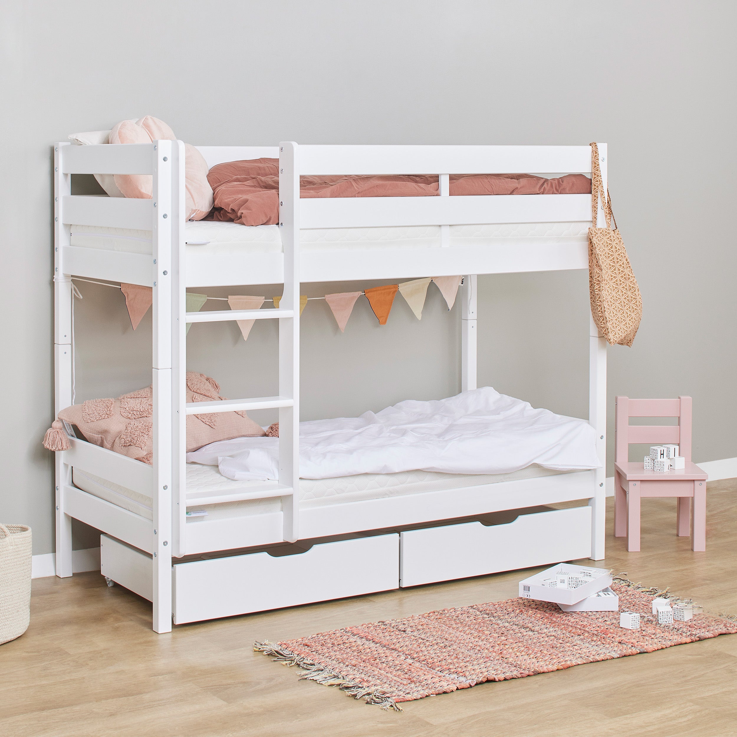 Hoppekids Shorty Bunkbed + Drawers