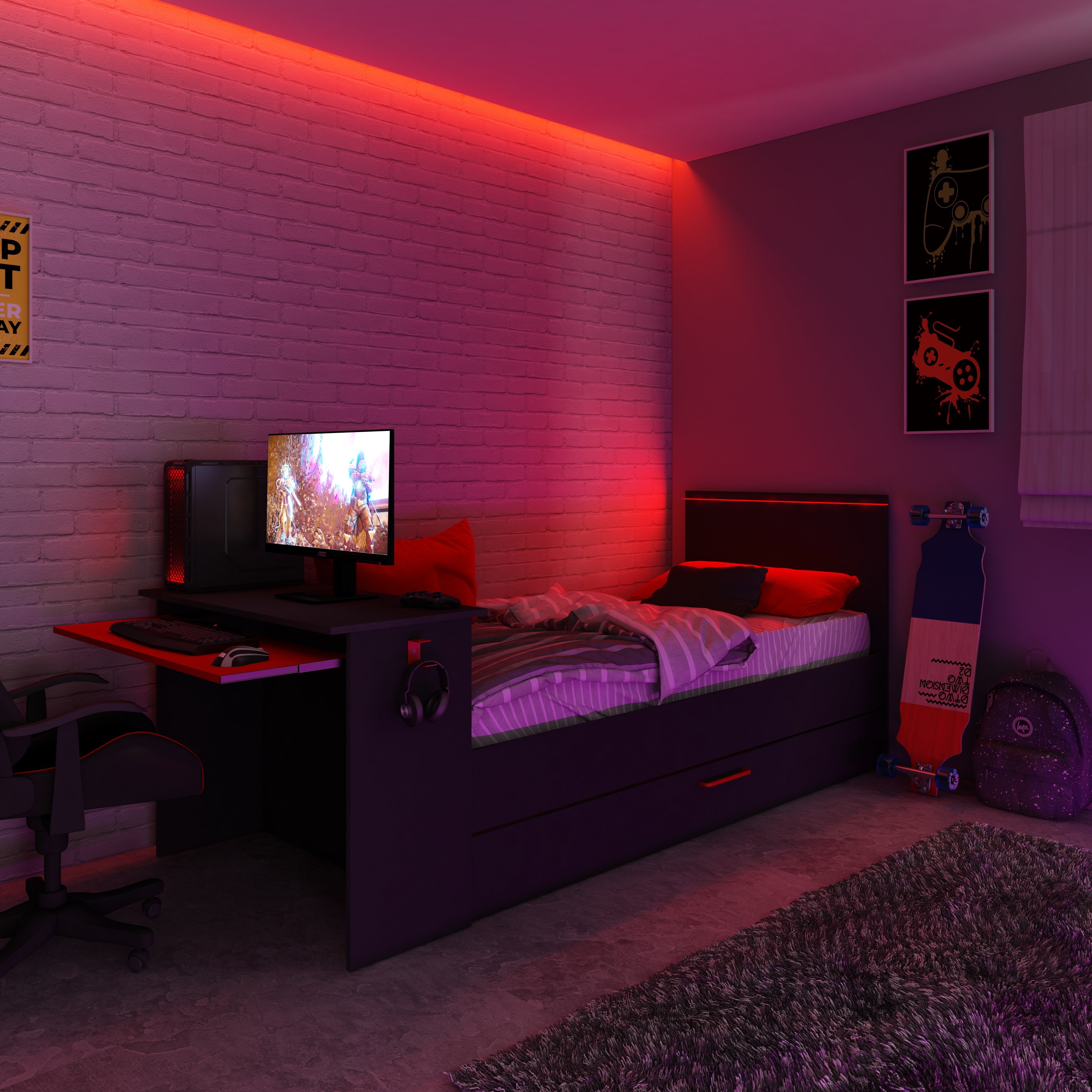 B-Zone Gaming Single