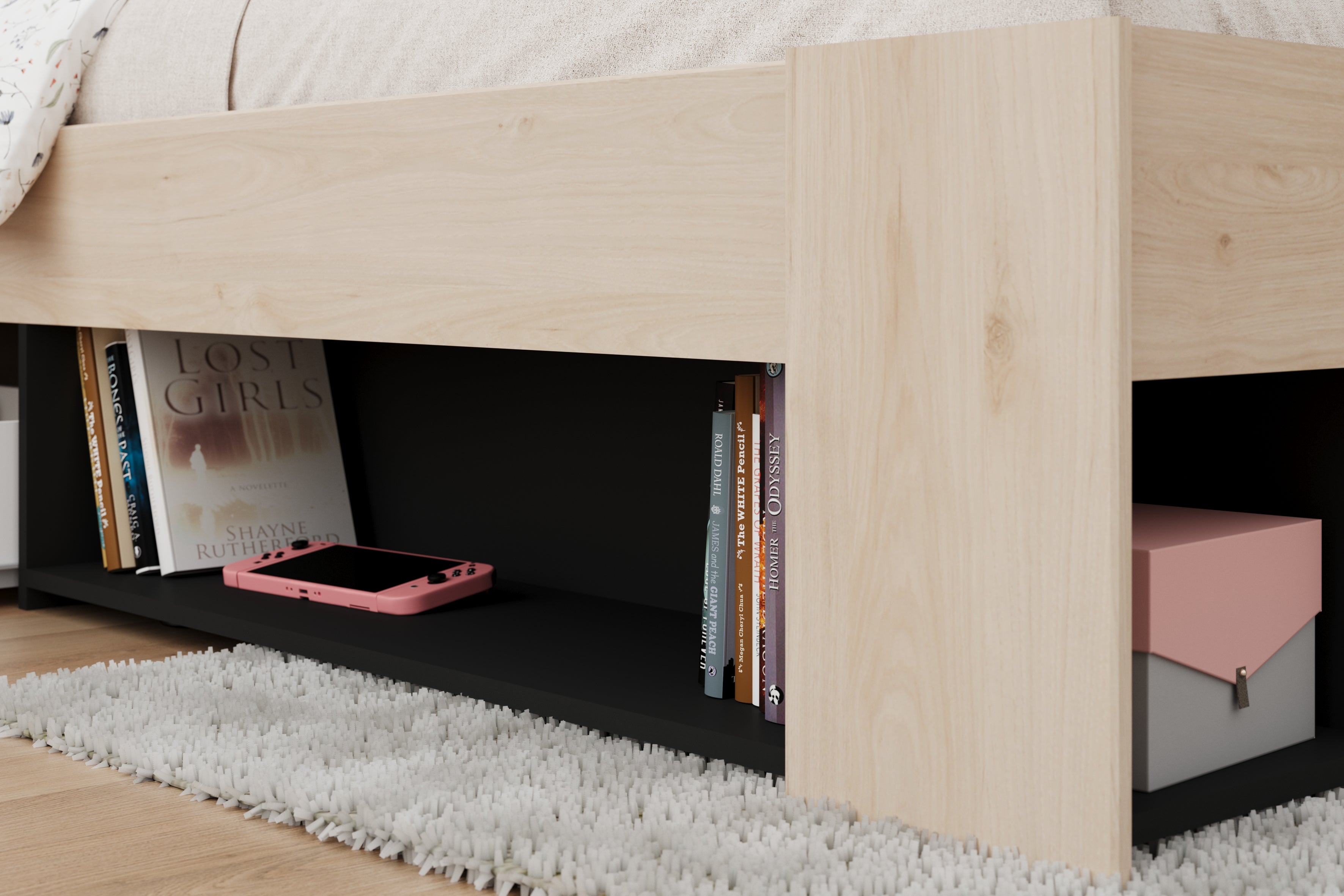 Achille 2 Storage Bed