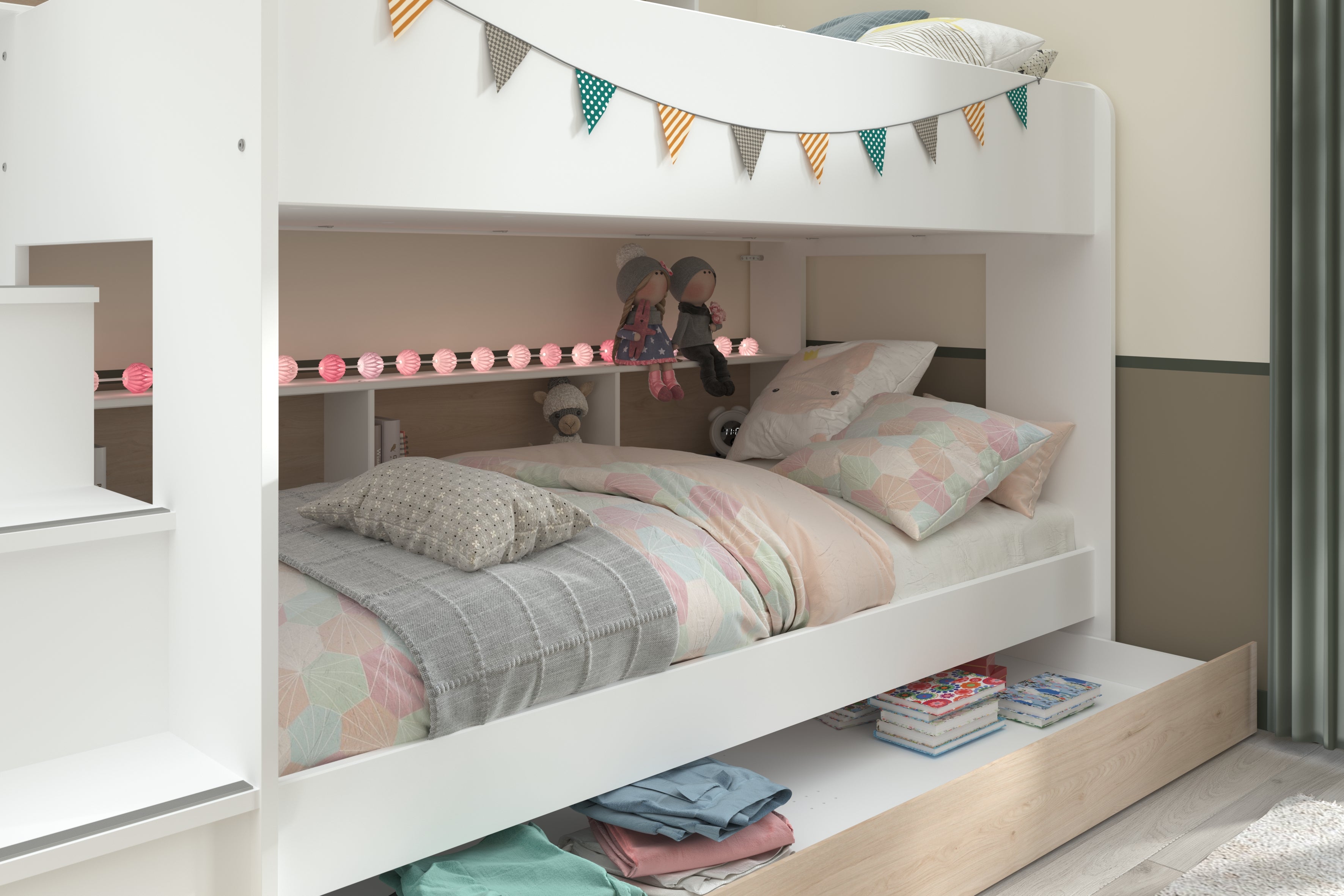 Bibliobed Bunkbed With Drawer
