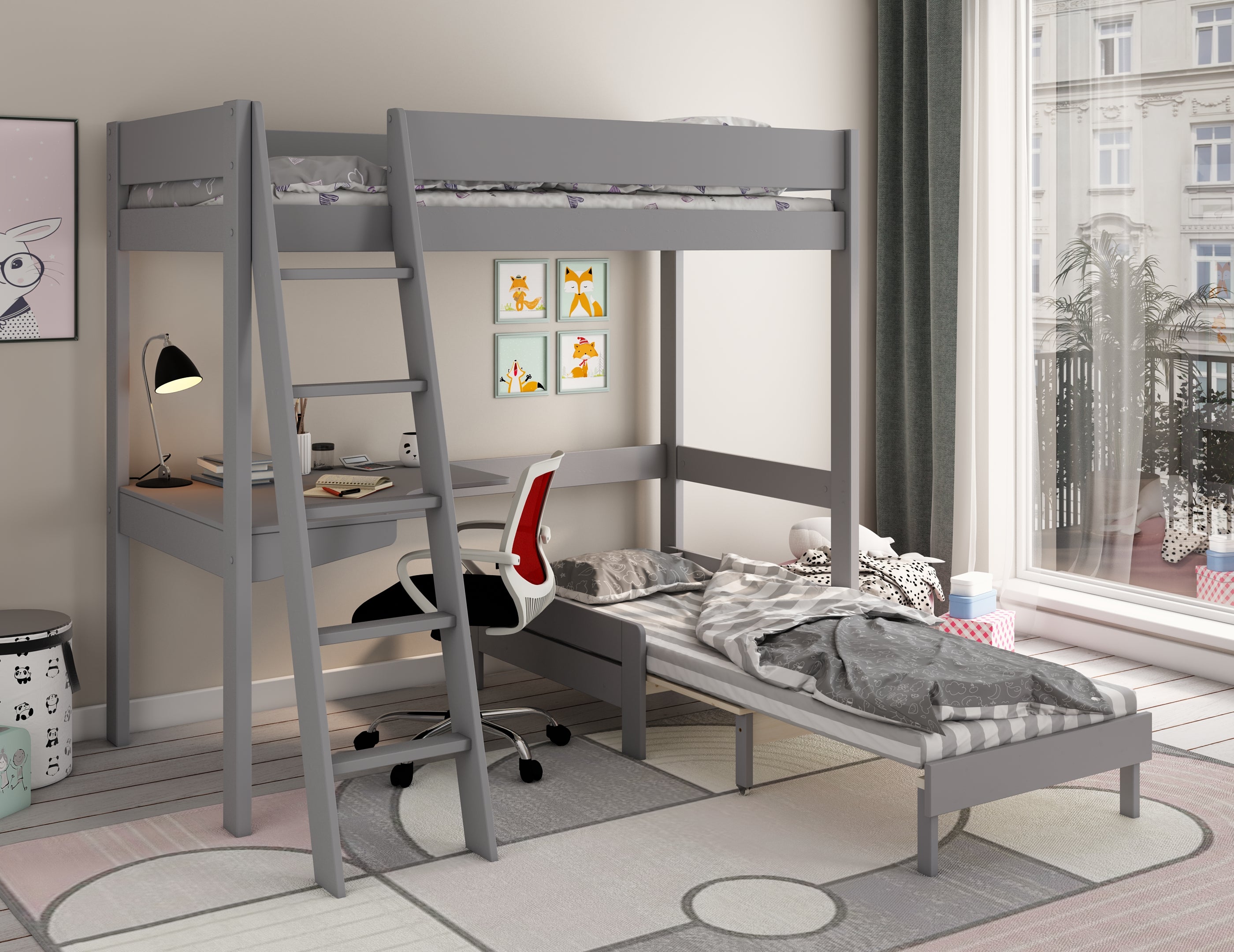 Estella Grey - High with Sofabed