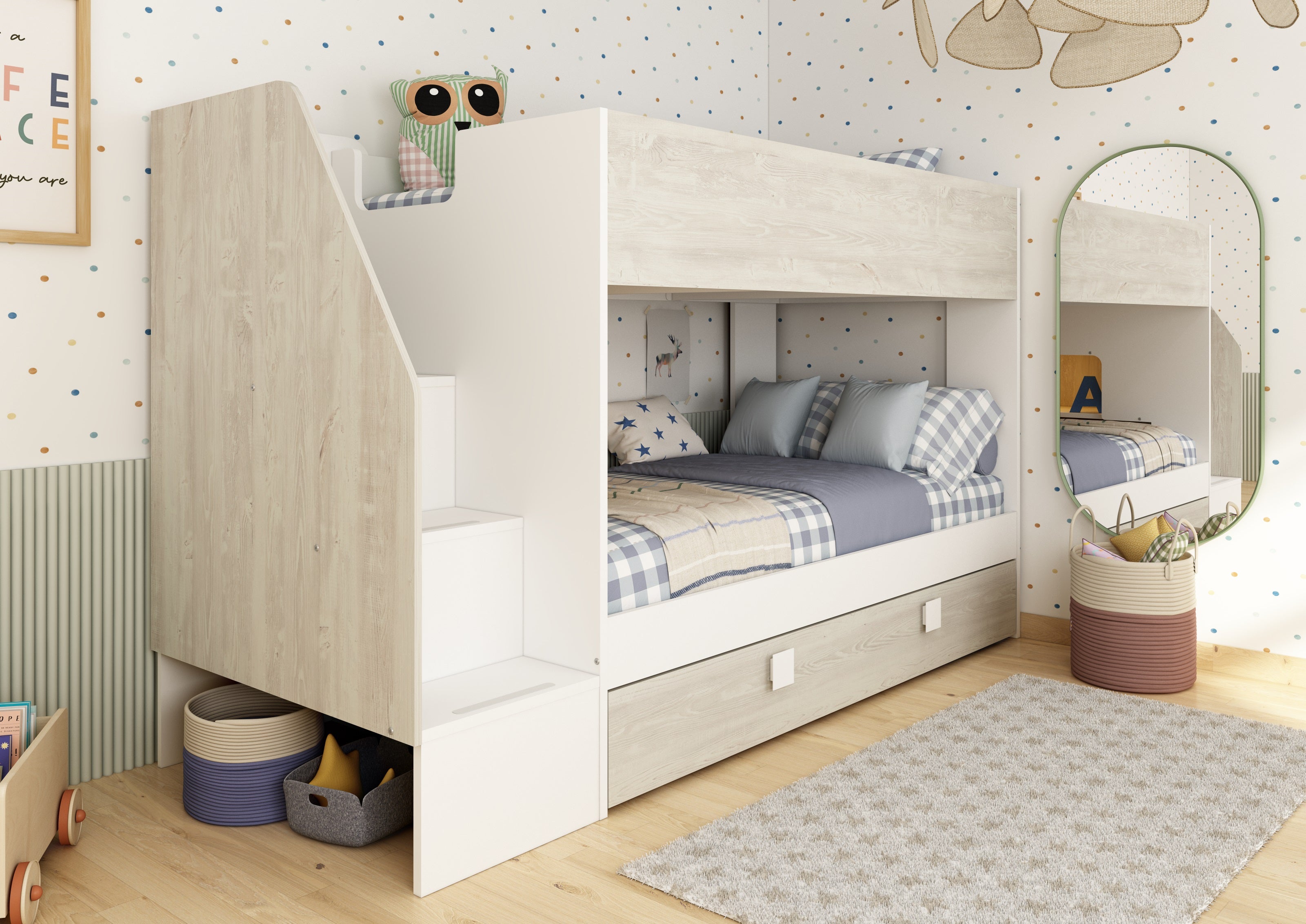 Easy Bunkbed 90 cm Cascina / White