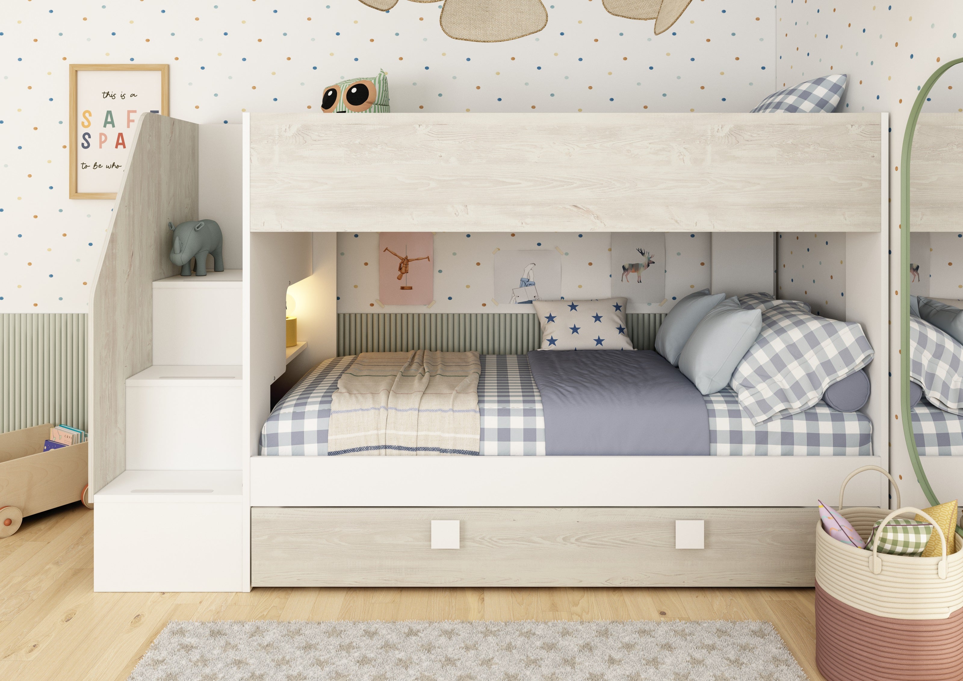 Easy Bunkbed 140Cm Cascina/White