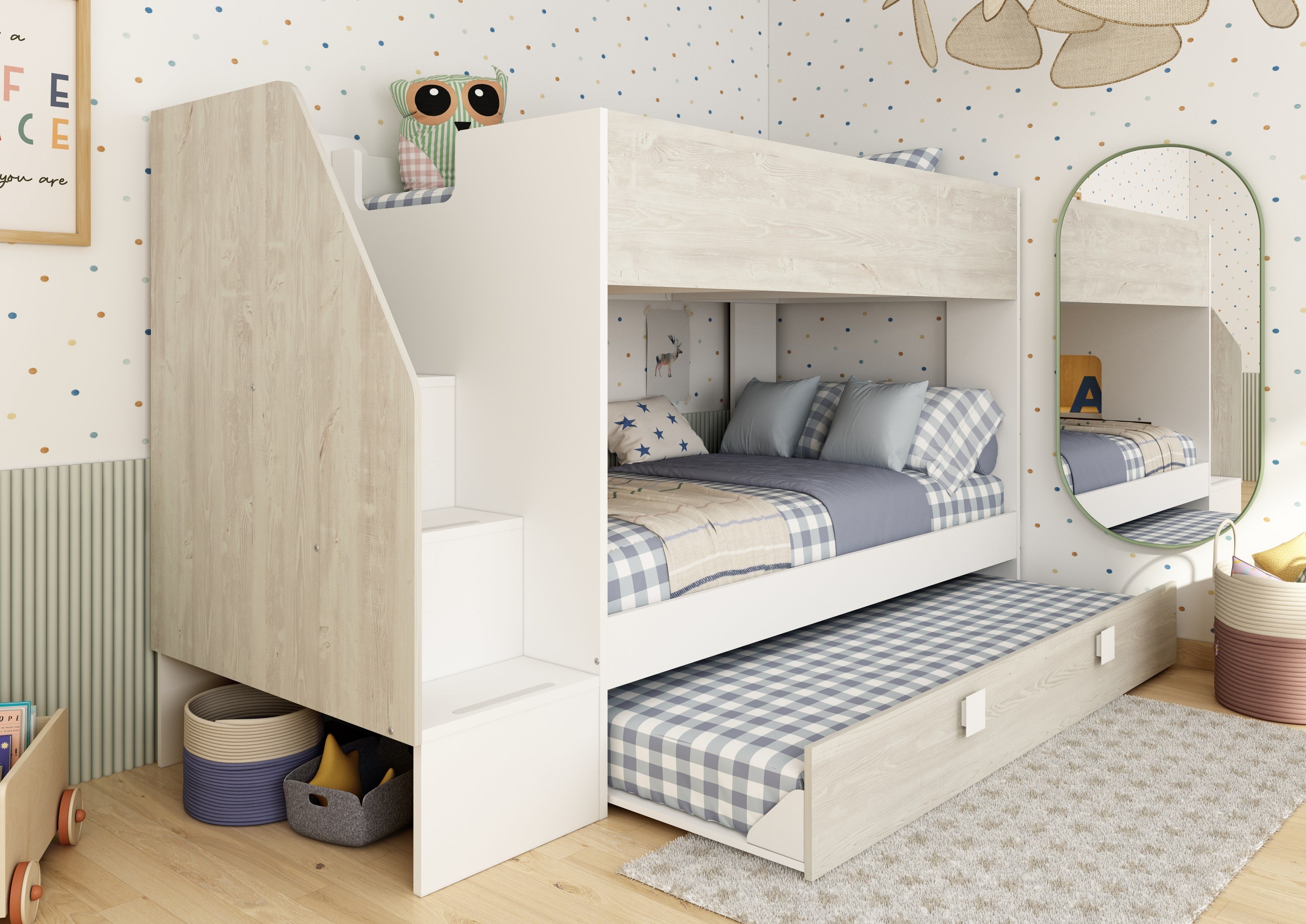 Easy Bunkbed 140Cm Cascina/White
