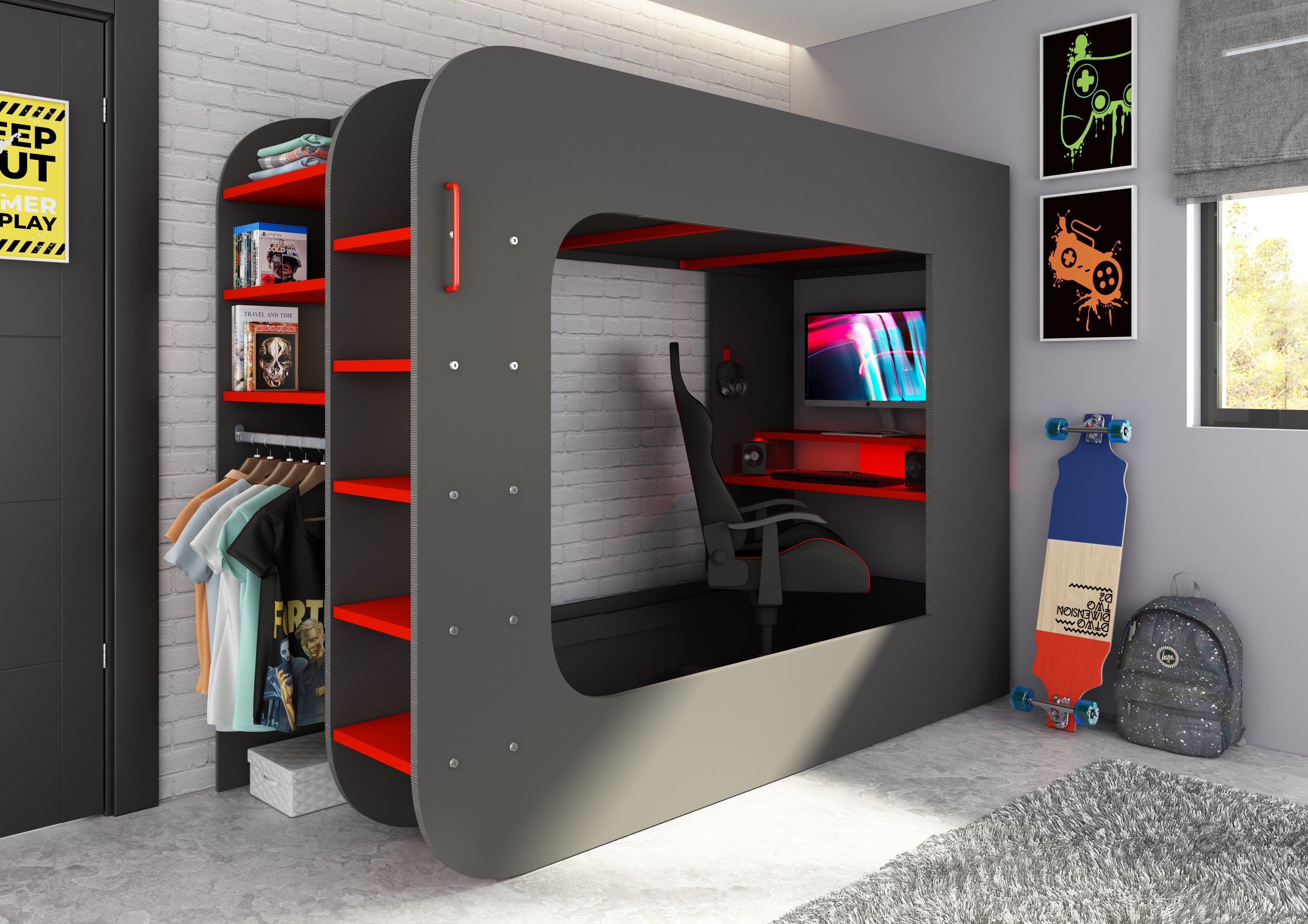 Loftpod Gaming Highsleeper