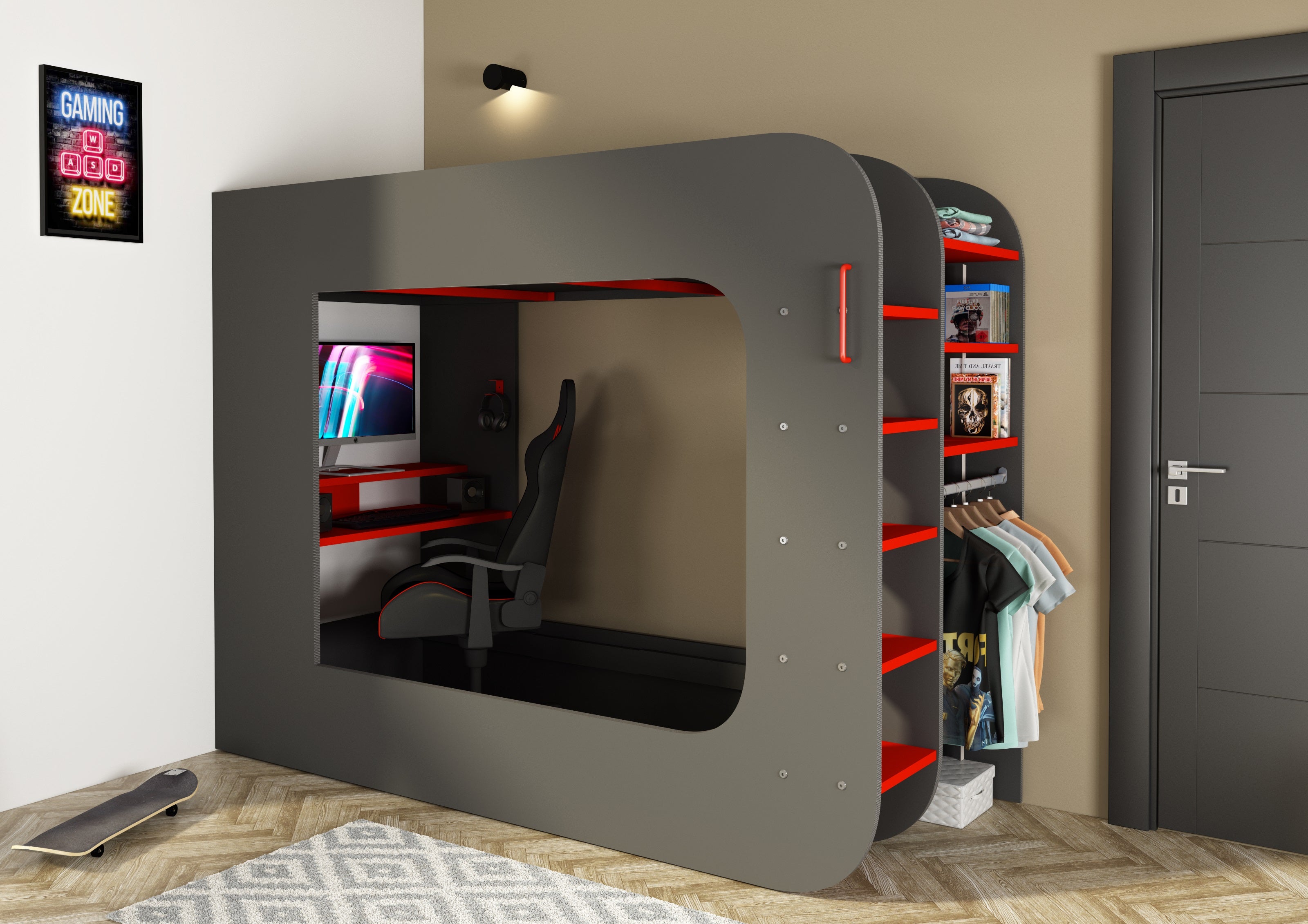 Loftpod Gaming Highsleeper
