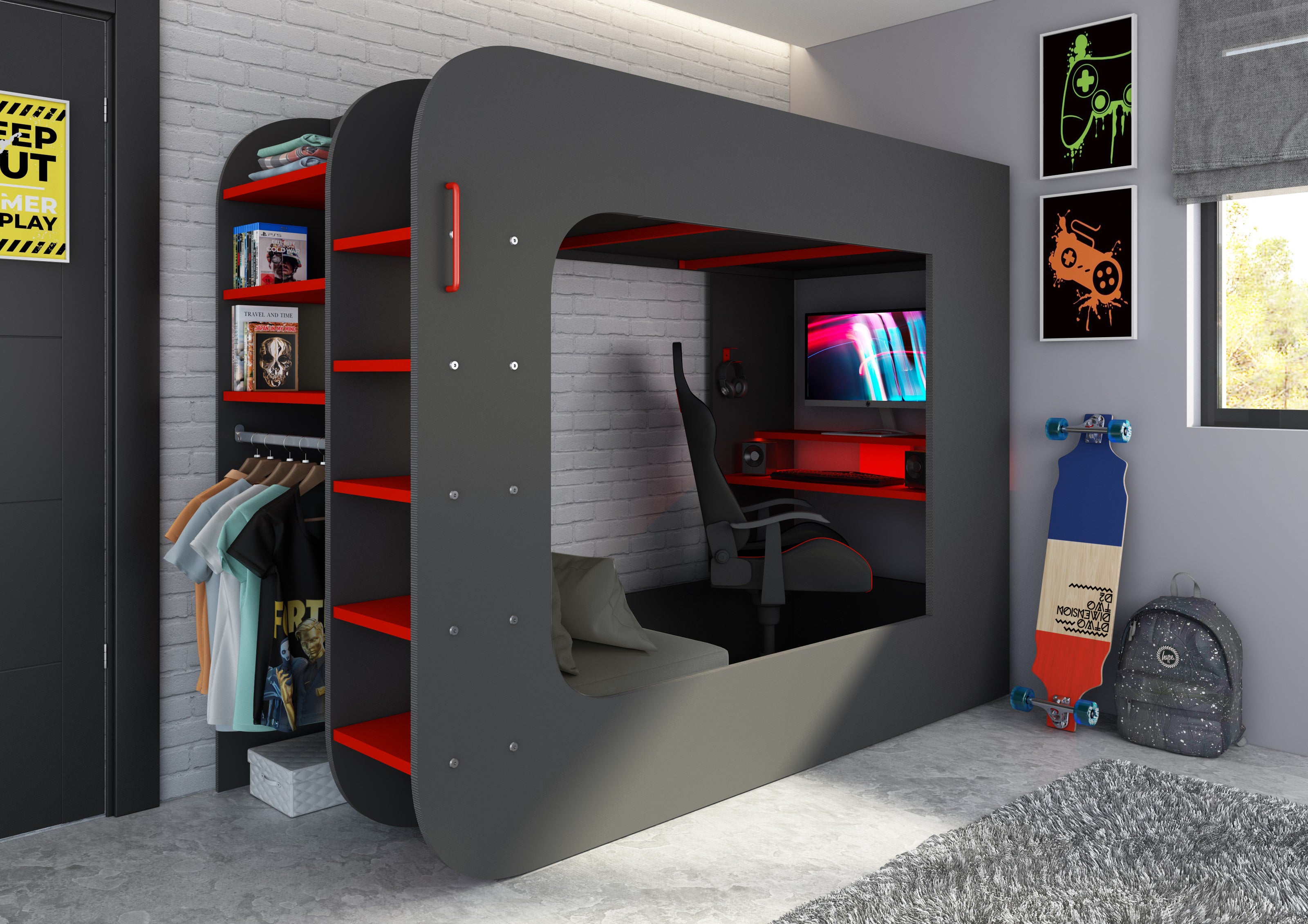 Loftpod Gaming Highsleeper