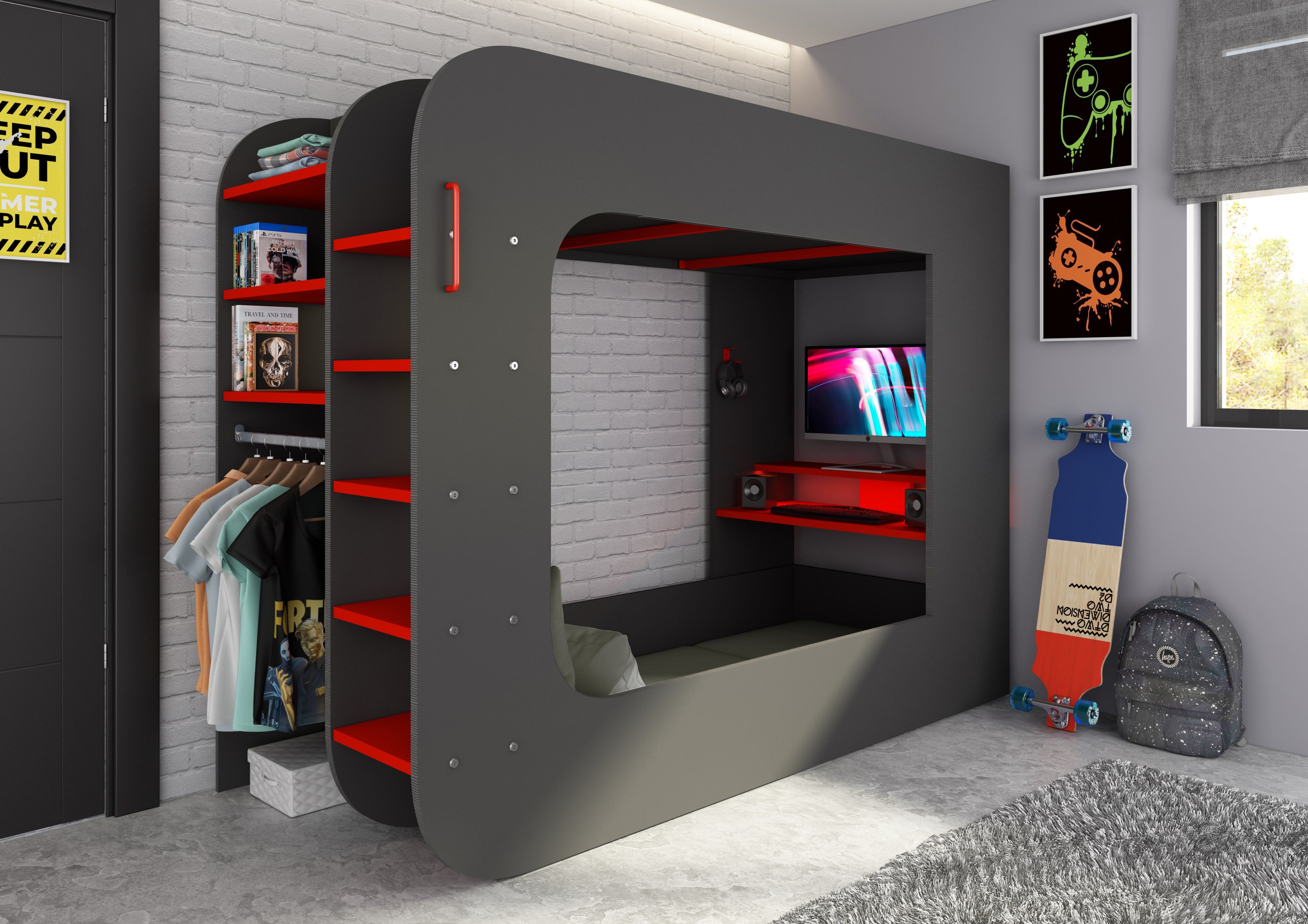 Loftpod Gaming Highsleeper