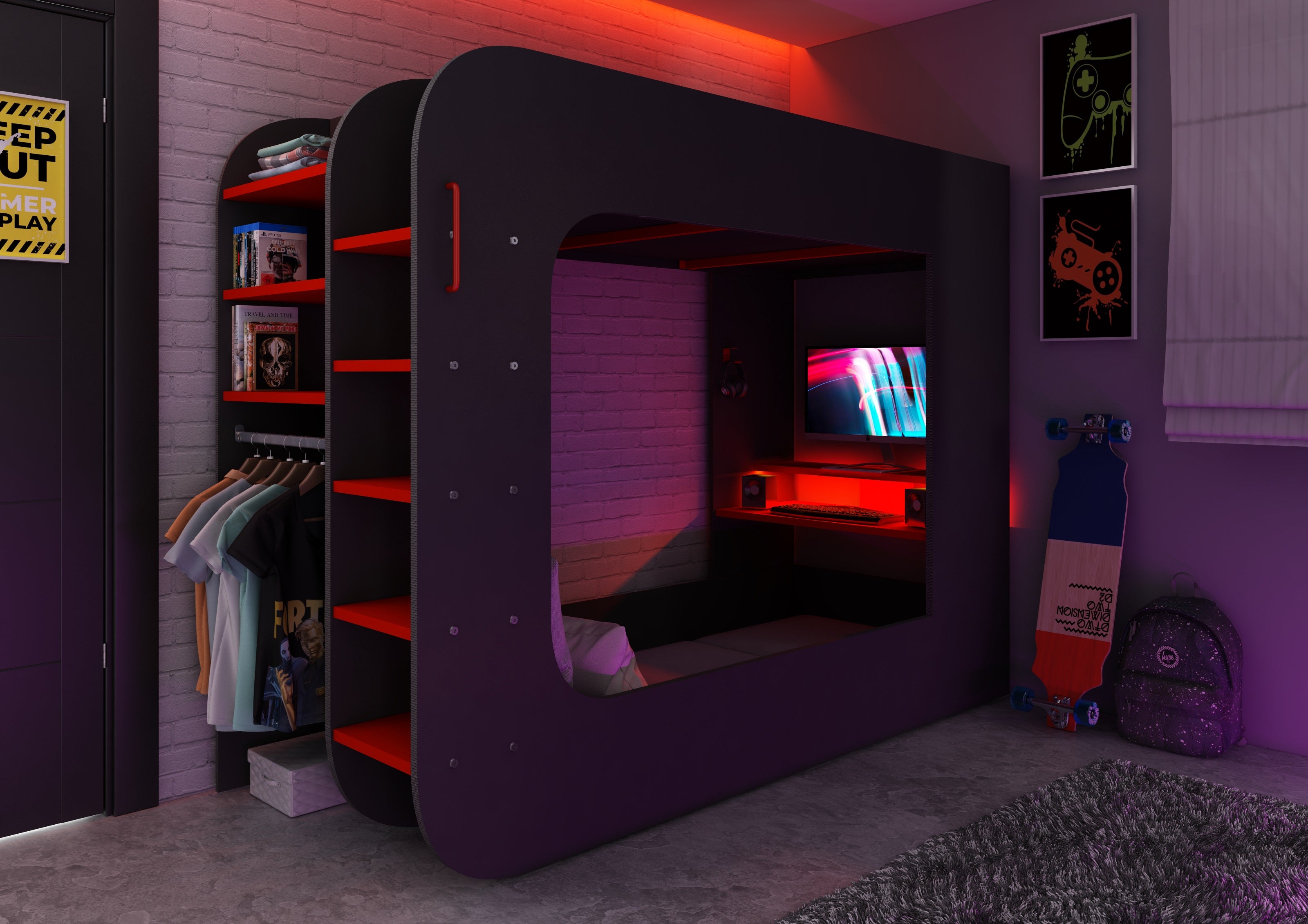 Loftpod Gaming Highsleeper