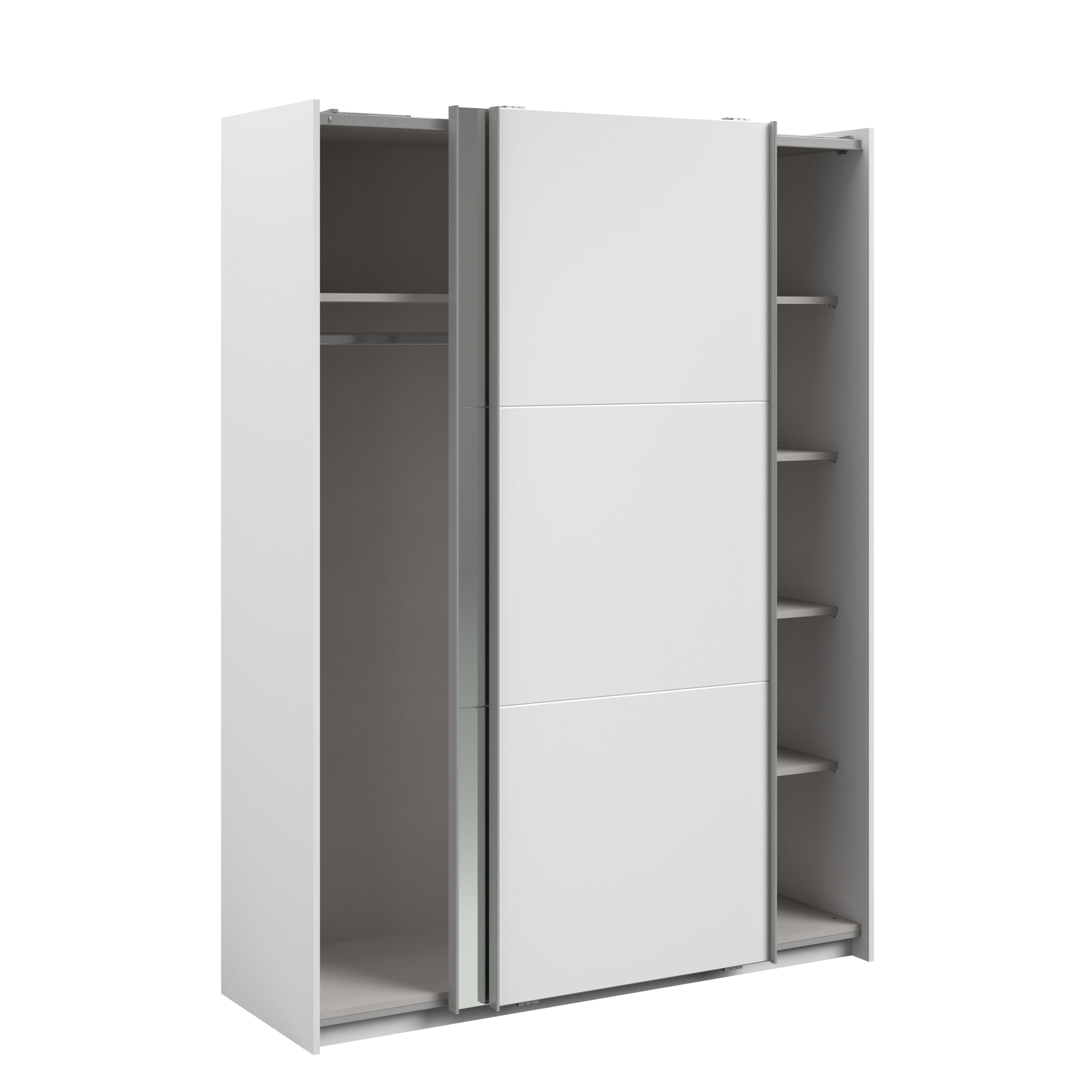 Swing White Mirrored Robe