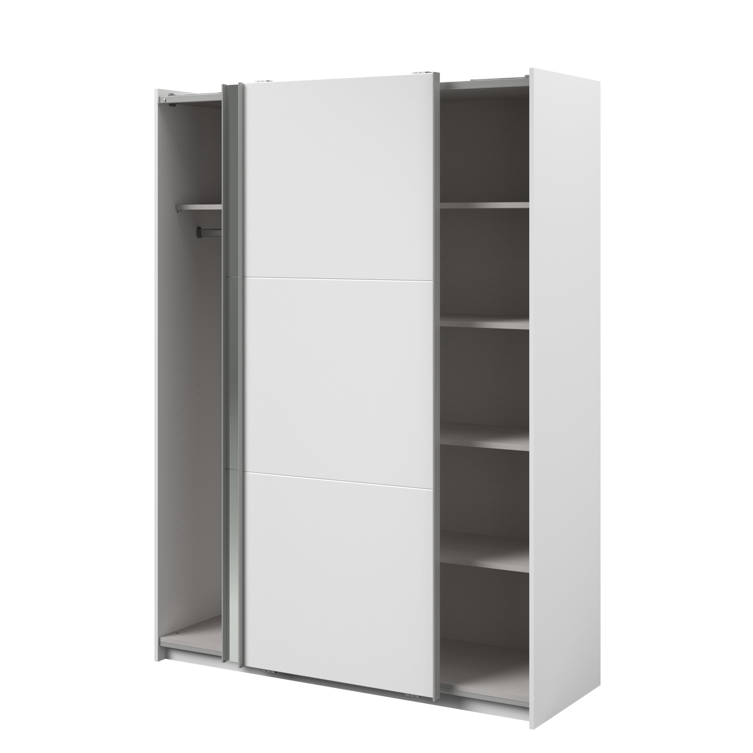 Swing White Mirrored Robe