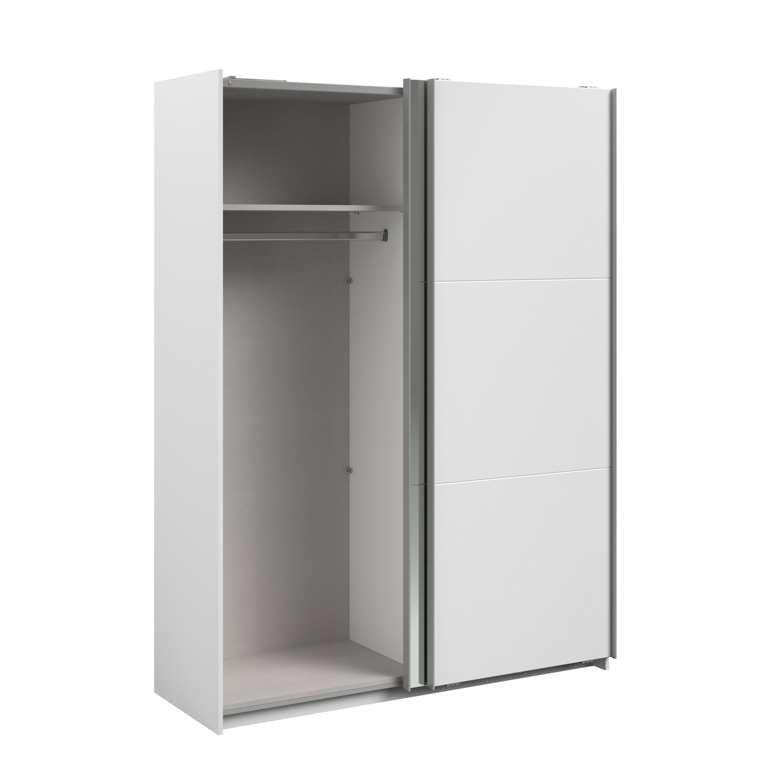 Swing White Mirrored Robe