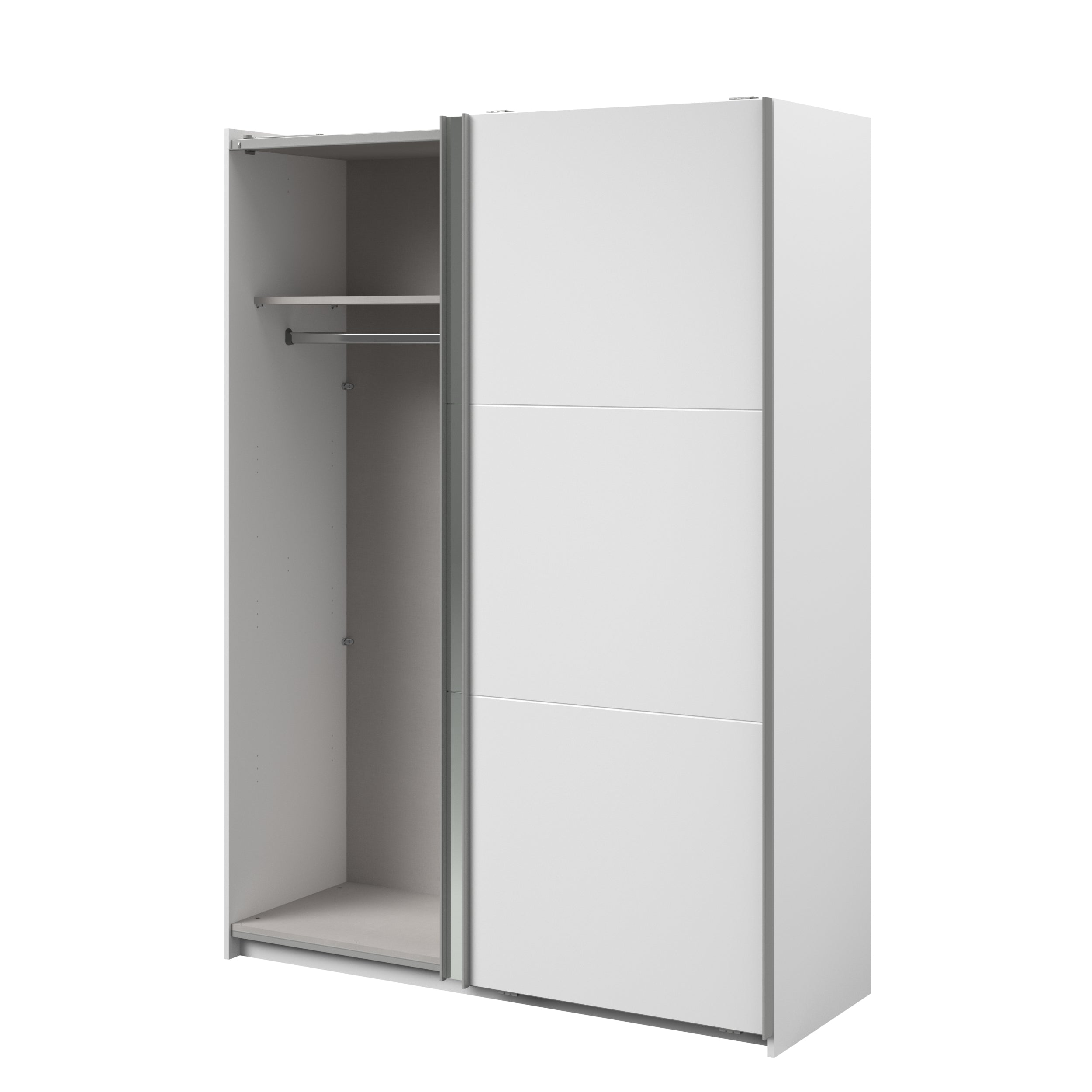 Swing White Mirrored Robe