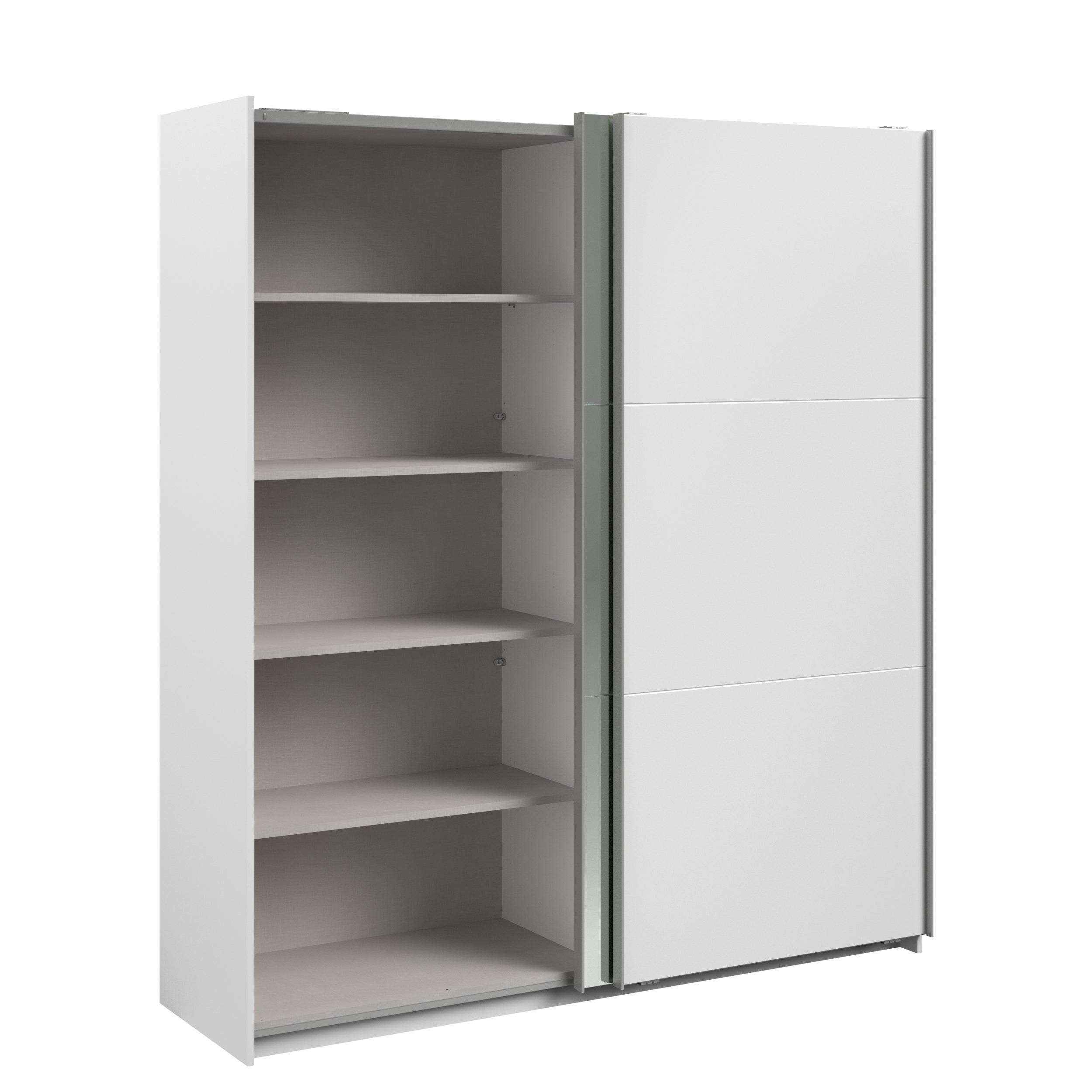 Swing White Mirrored Robe