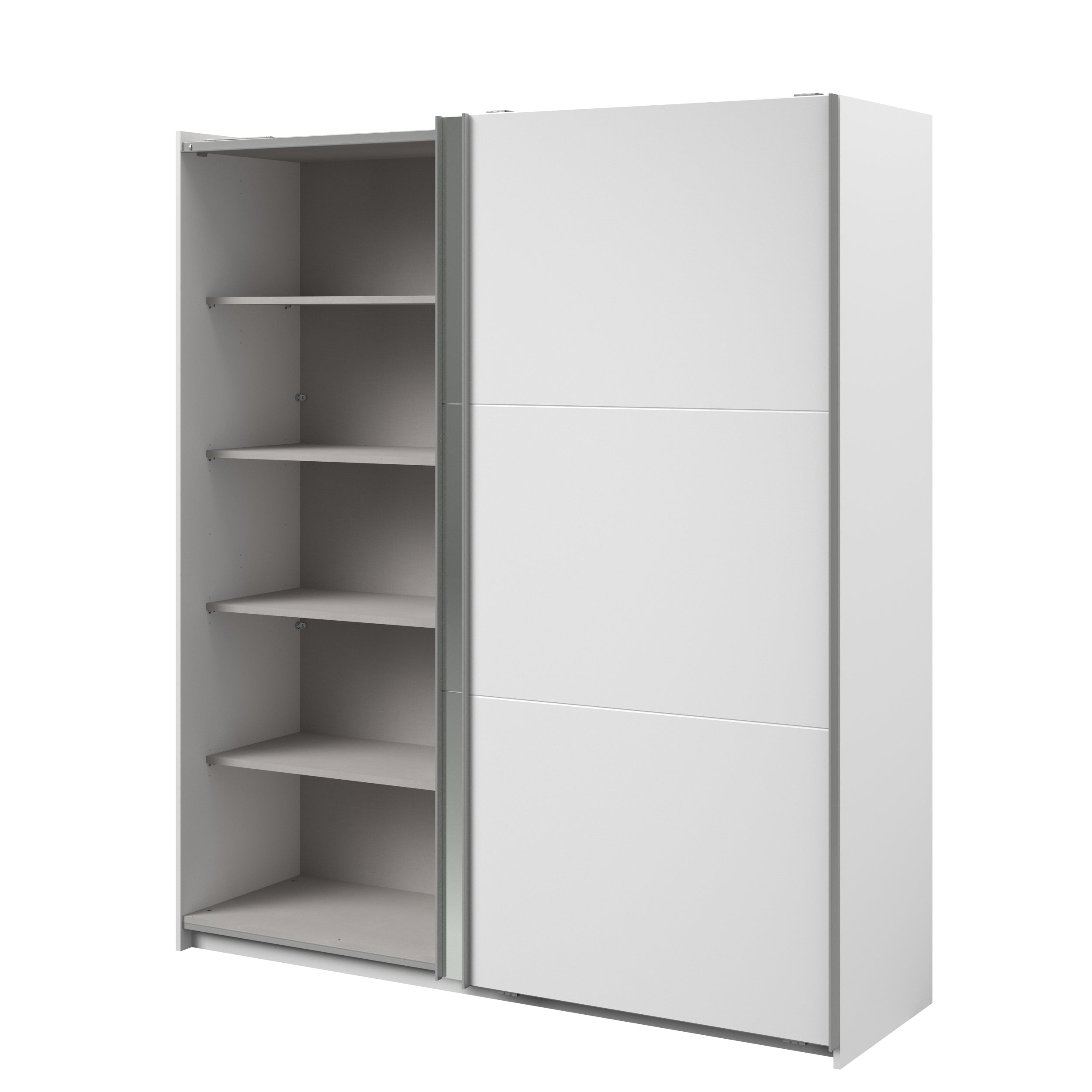 Swing White Mirrored Robe