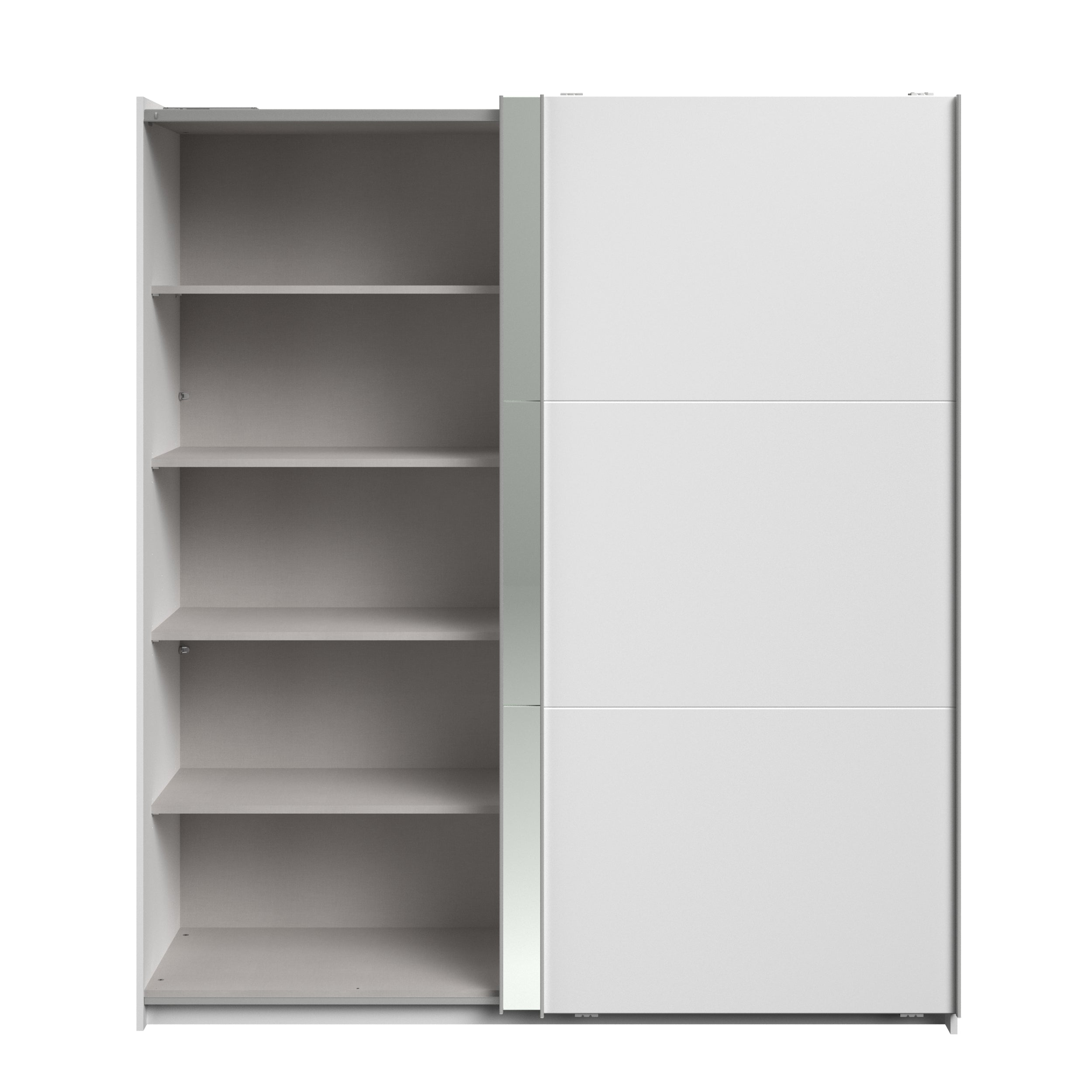 Swing White Mirrored Robe