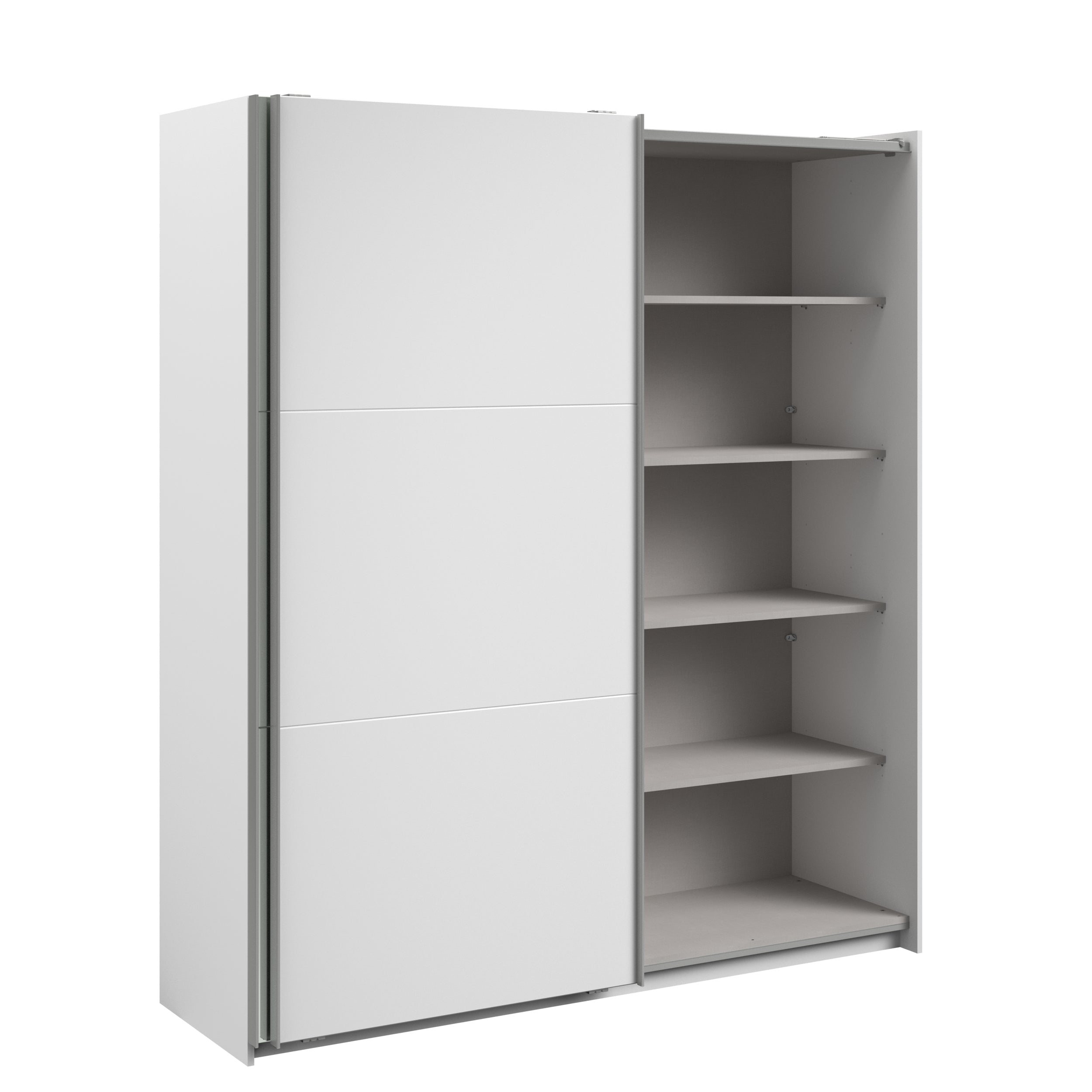 Swing White Mirrored Robe