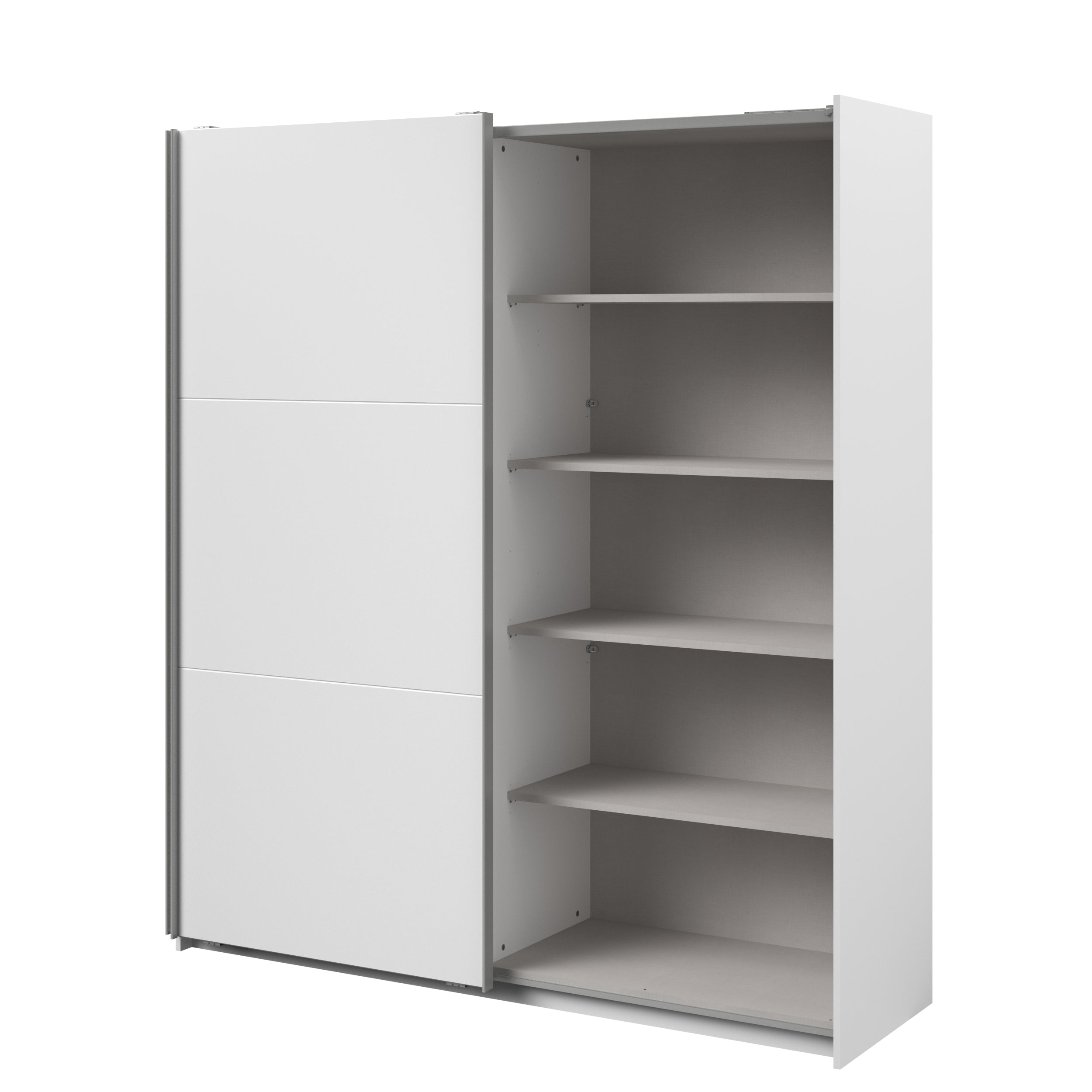 Swing White Mirrored Robe