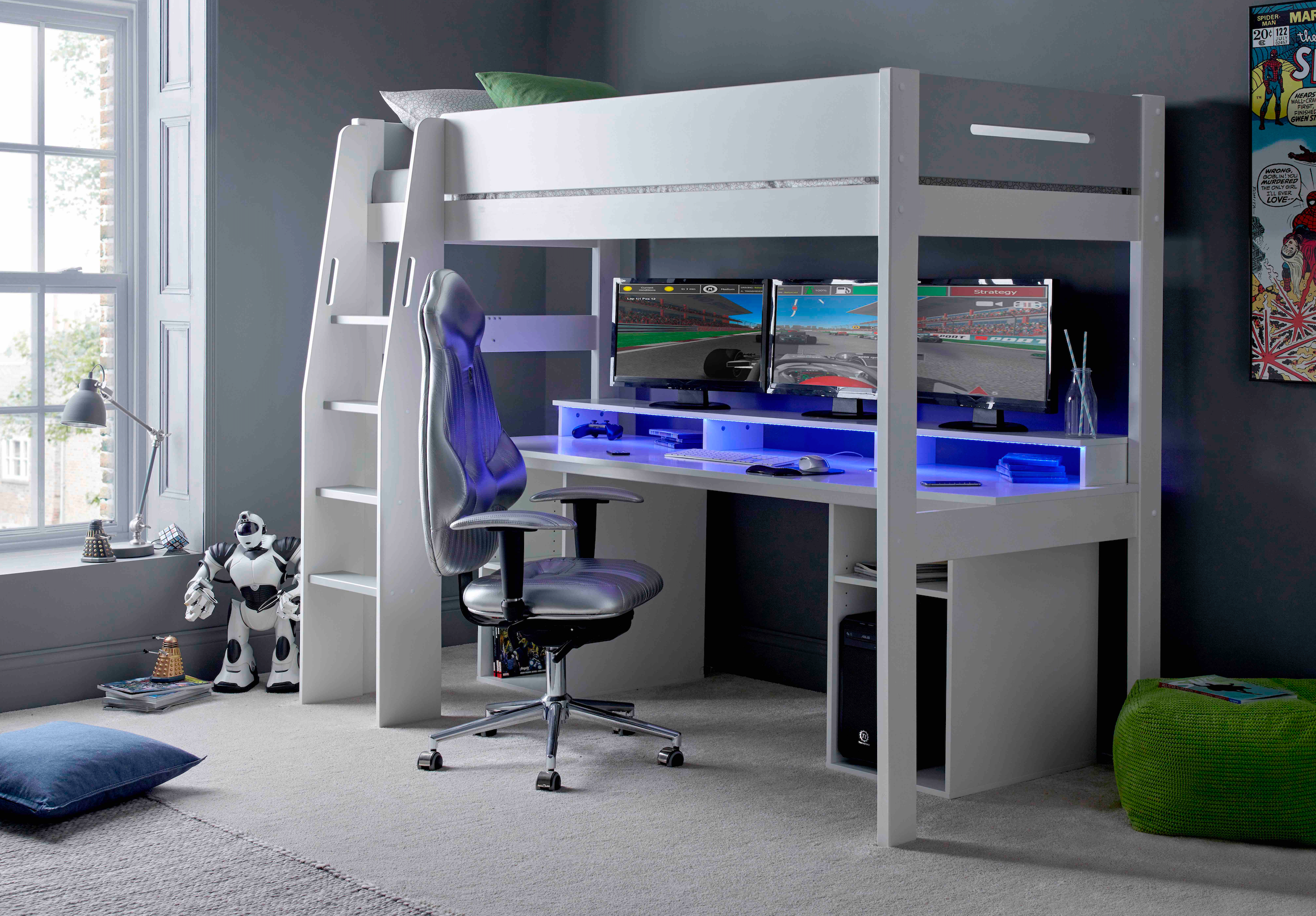 Urban Grey PC Gaming Highsleeper