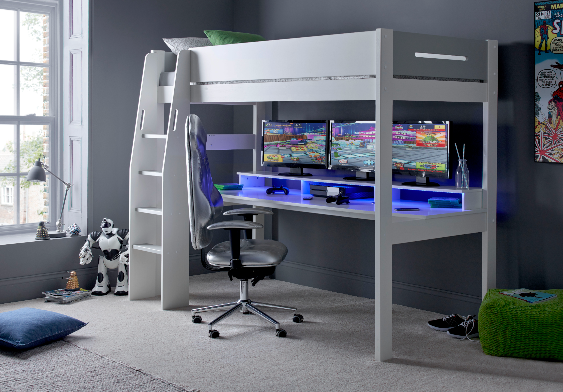 Urban Grey Console Gaming Highsleeper