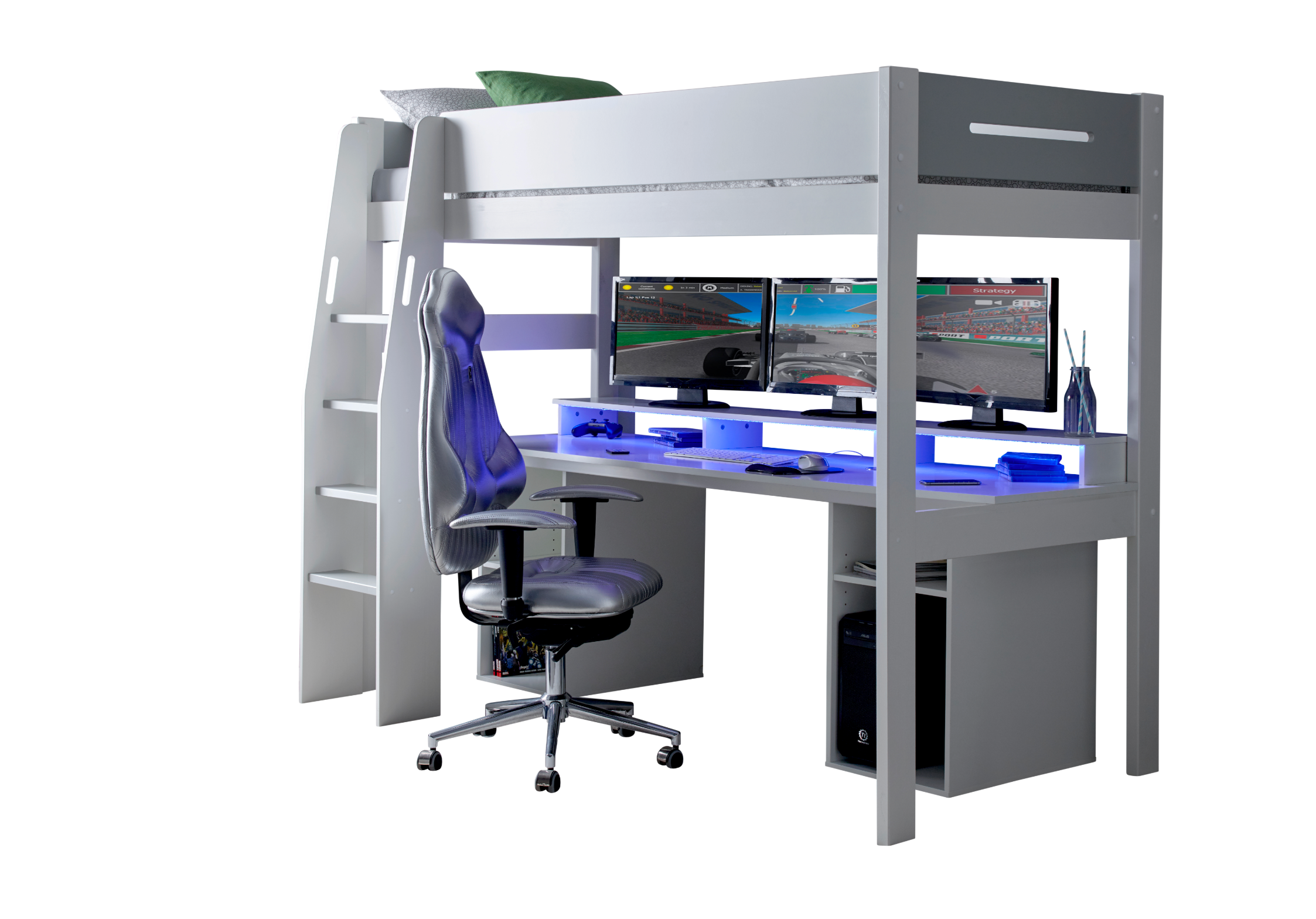 Urban Grey PC Gaming Highsleeper