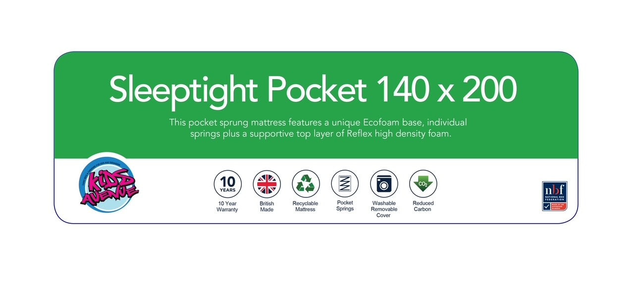 Sleeptight Pocket (140*200cm) -  LIGHT GREEN LABEL