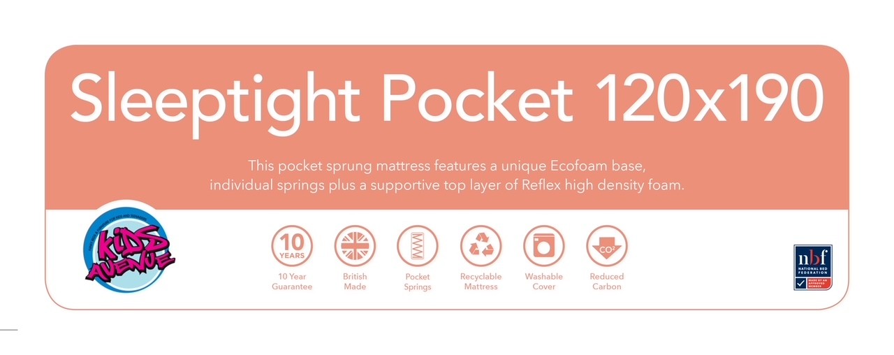 Sleeptight Pocket (120*190cm) - PINK LABEL