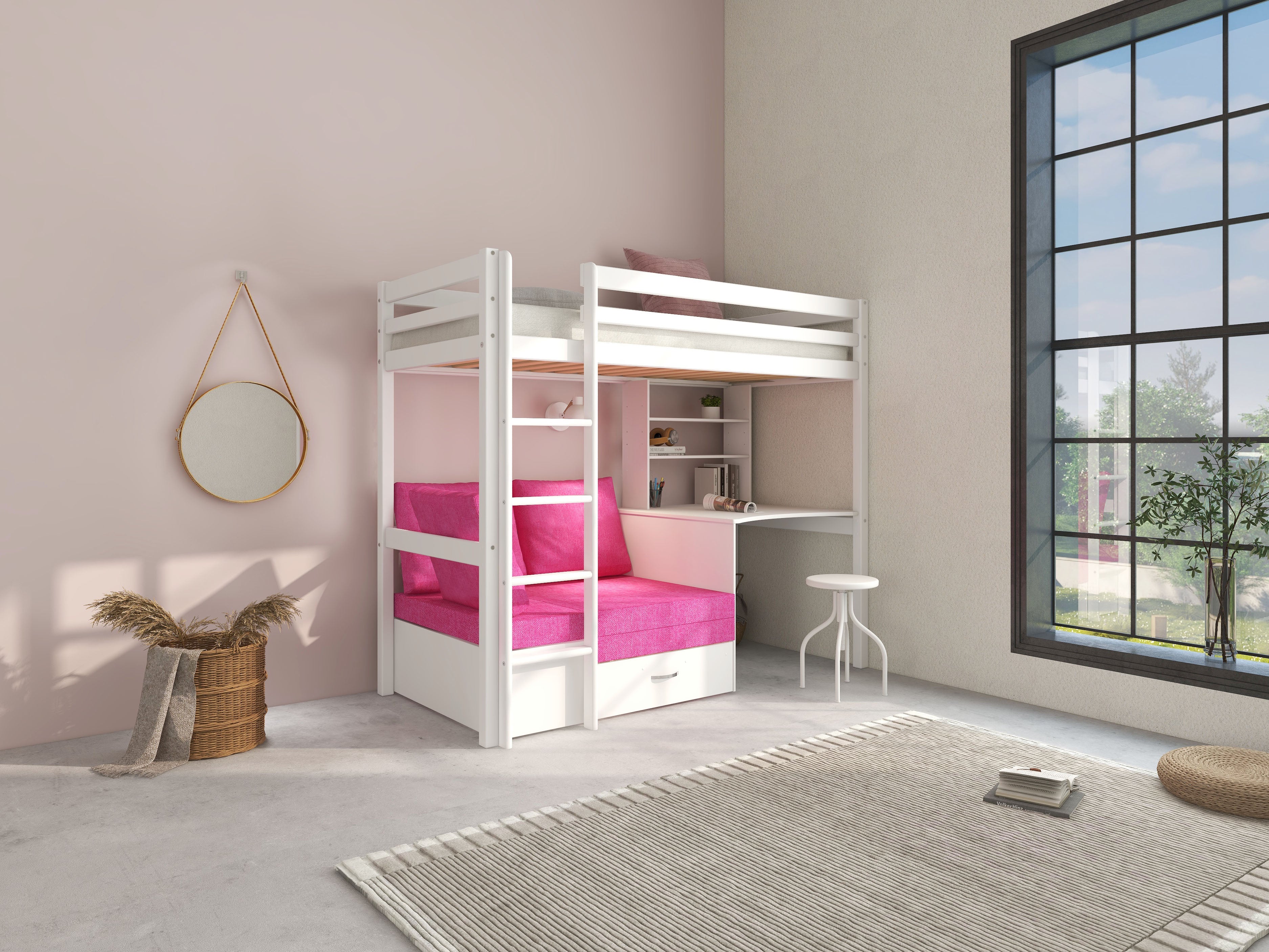 Thuka-Highbed-with-Futon