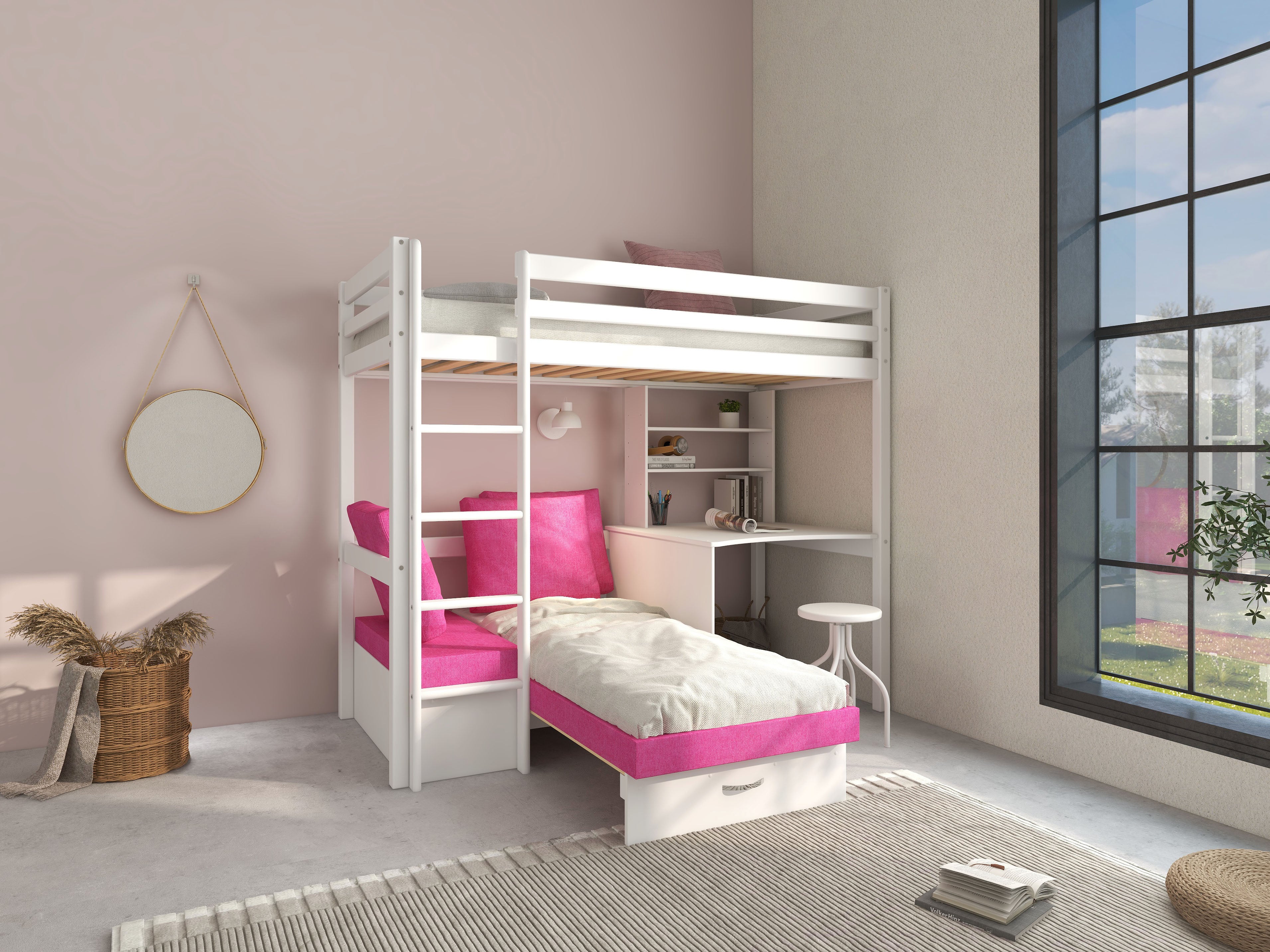Thuka-Highbed-with-Futon