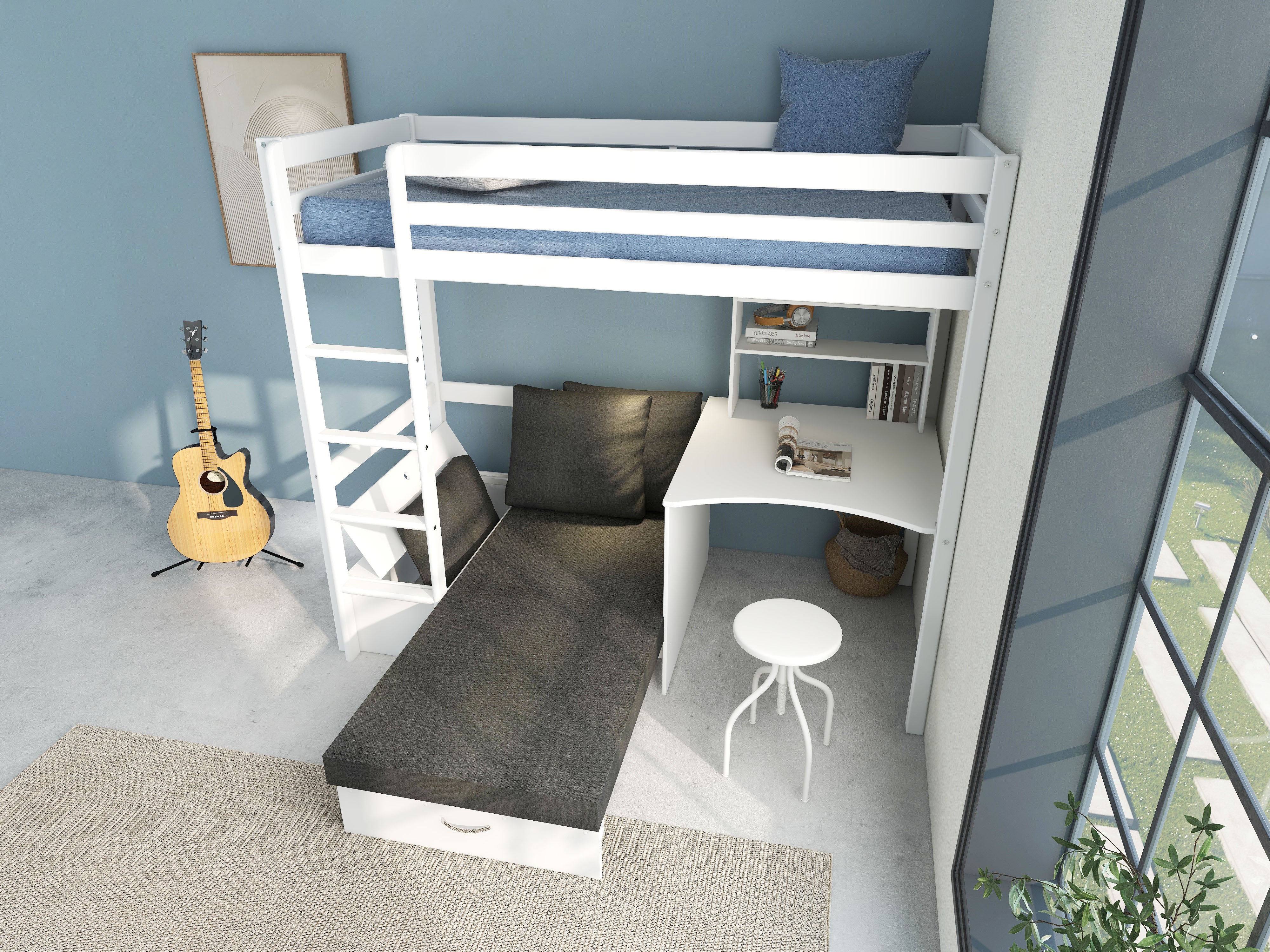 Thuka-Highbed-with-Futon