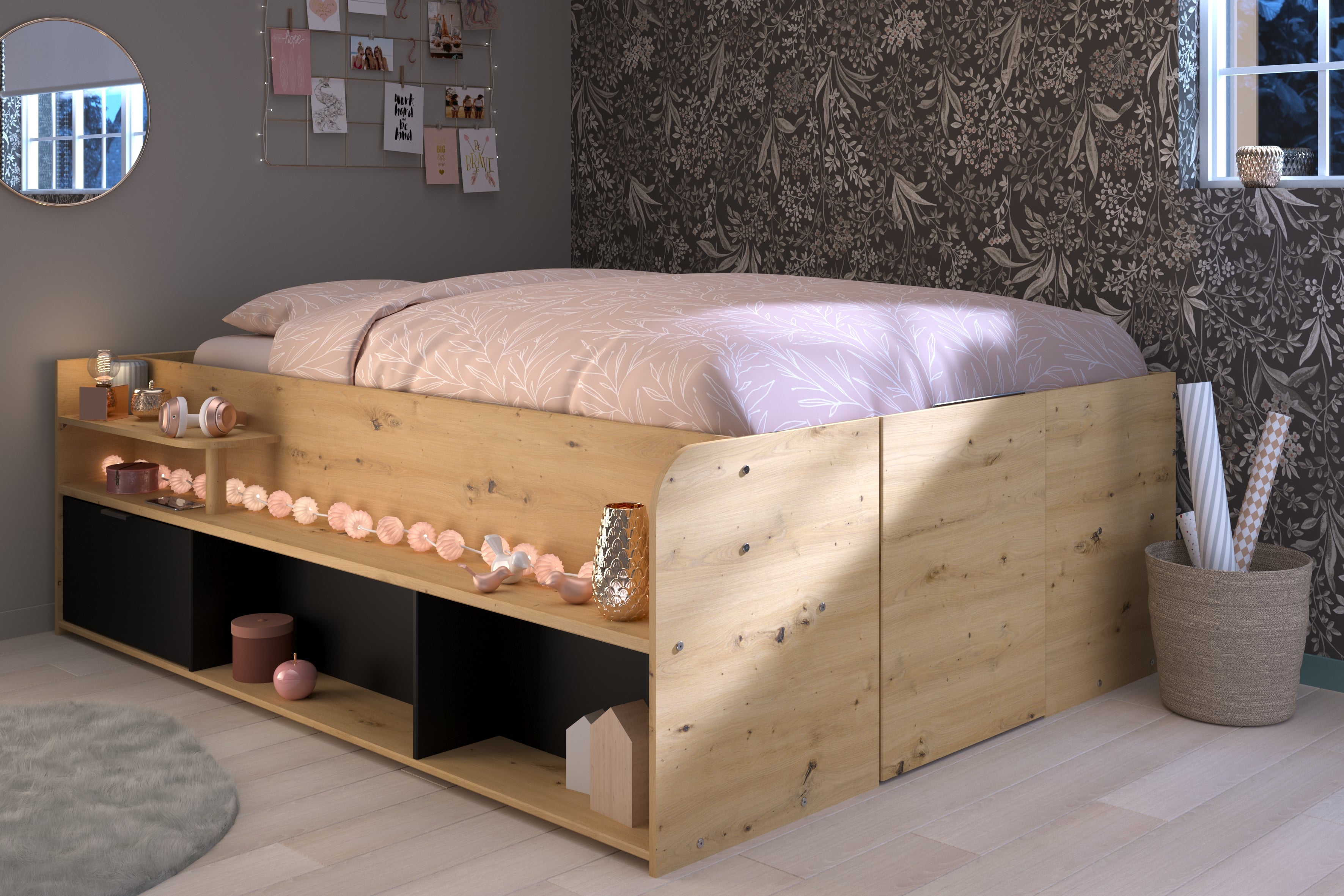 Travel Ottoman Storage Bed
