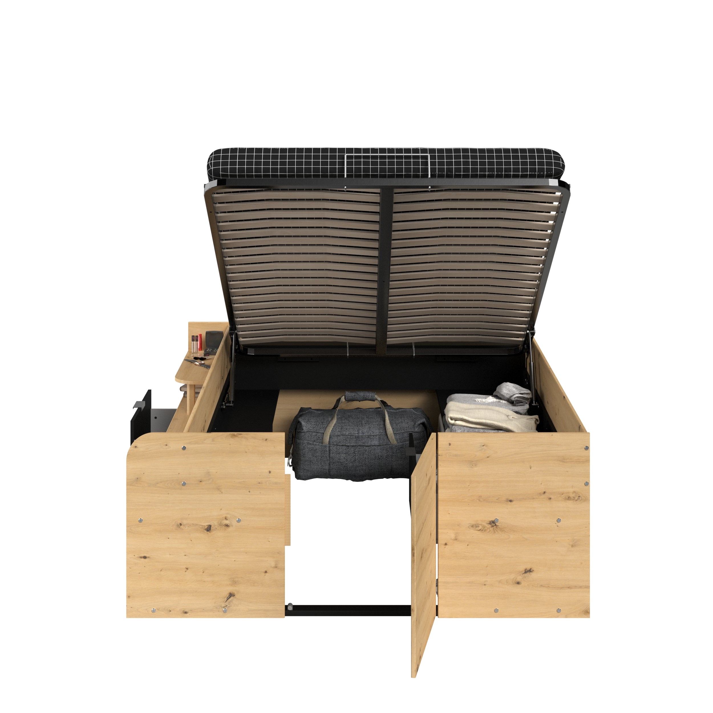 Travel Ottoman Storage Bed