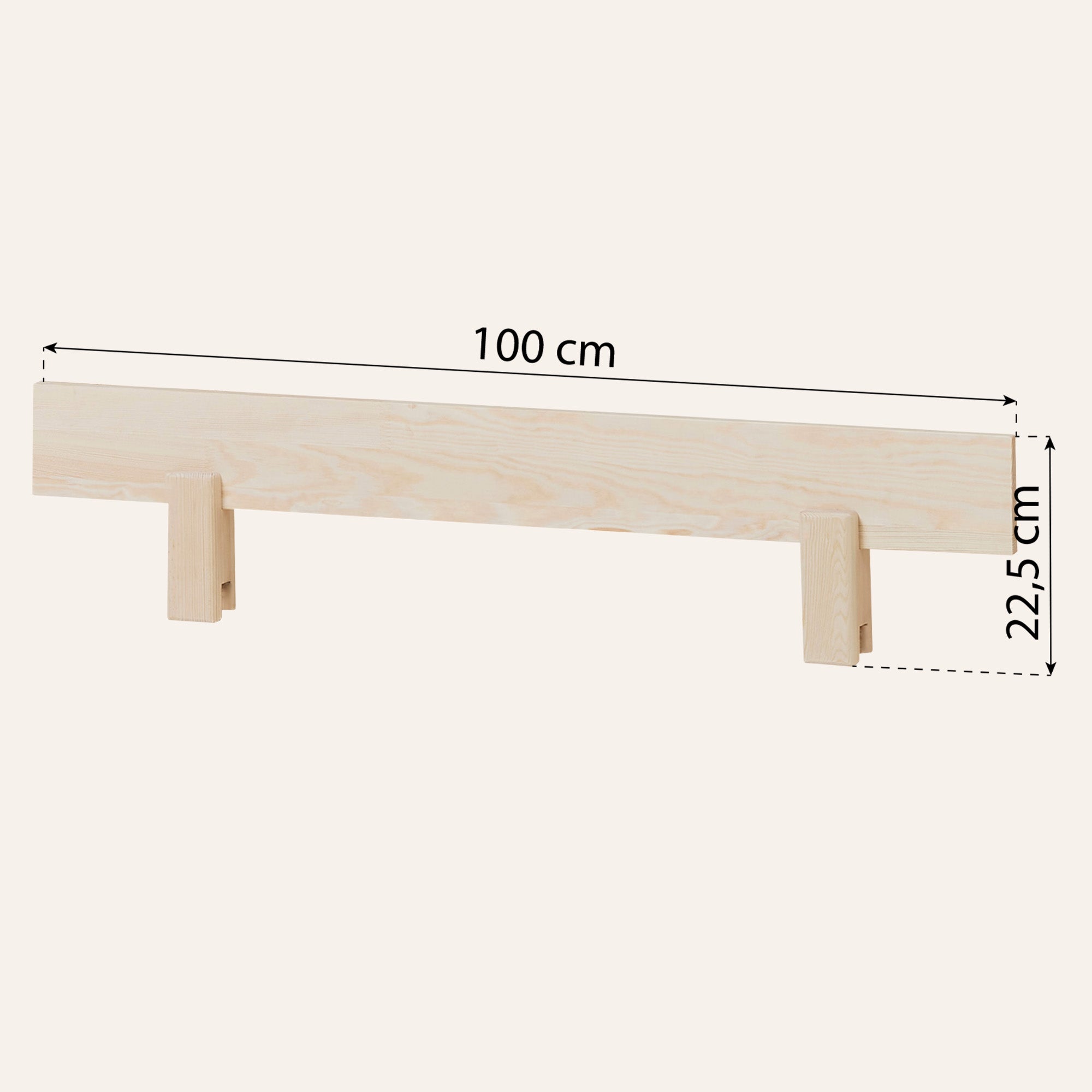 Hoppekids Shorty Daybed + Safety Rail