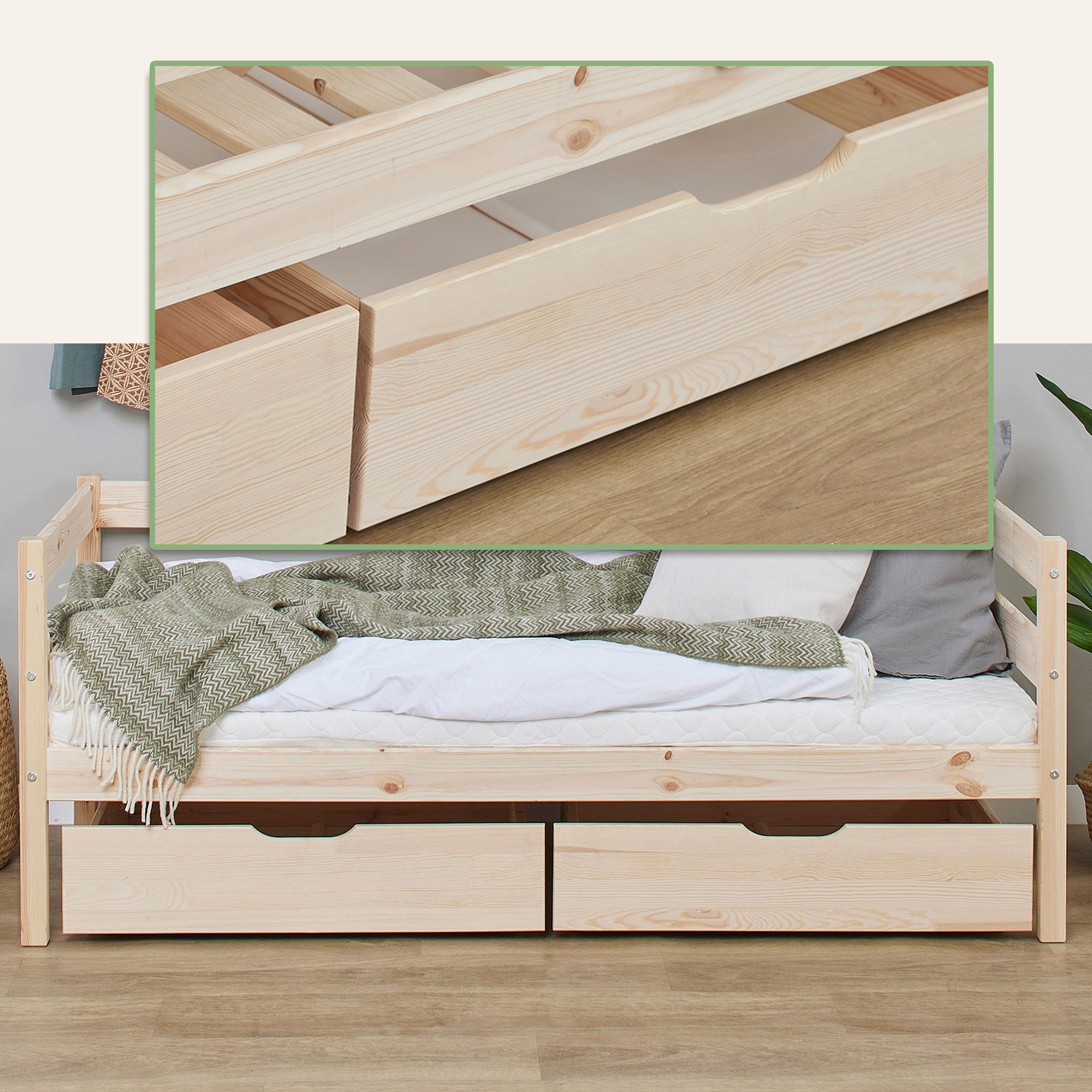 Hoppekids Shorty Daybed + Drawers