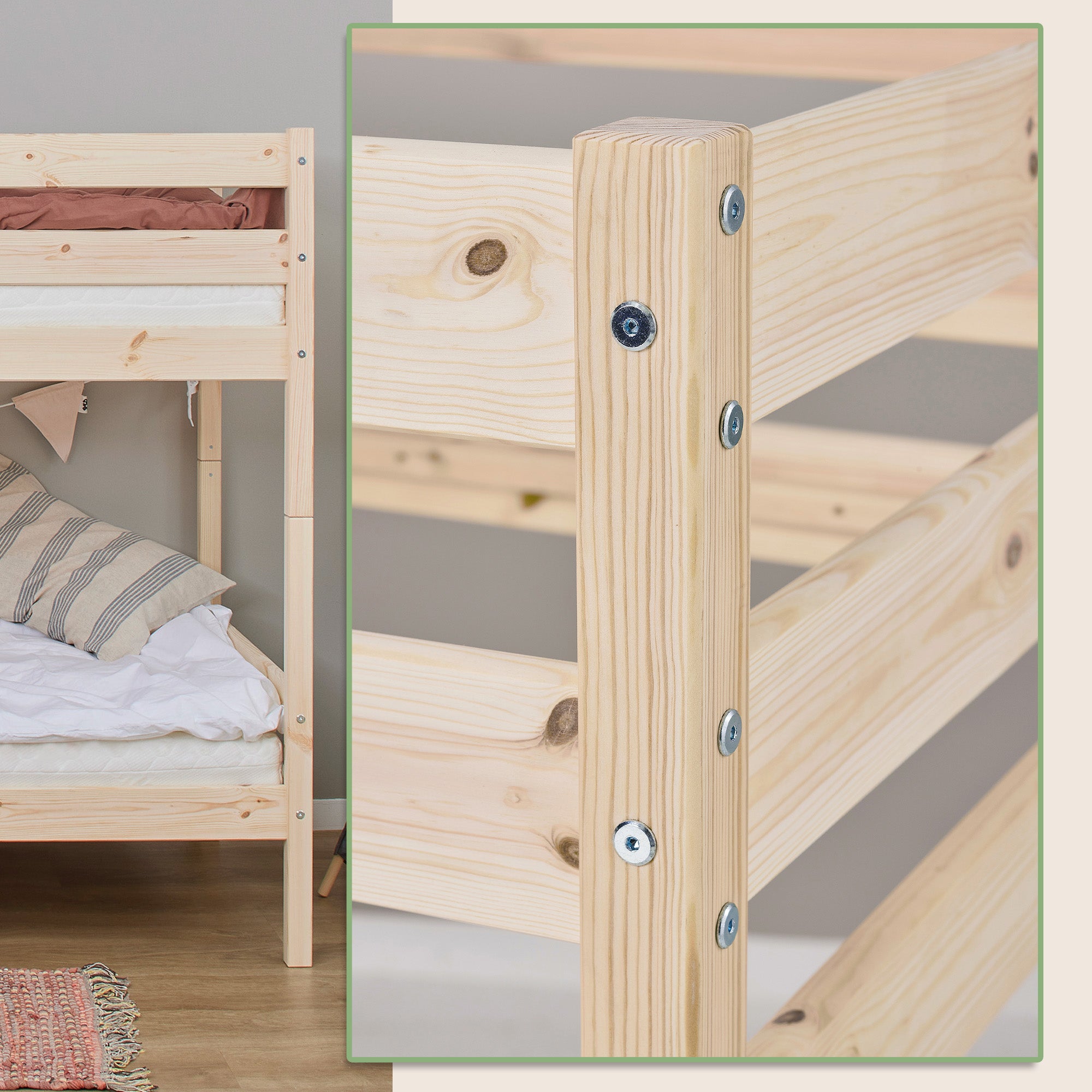 Hoppekids Shorty Bunkbed + Drawers