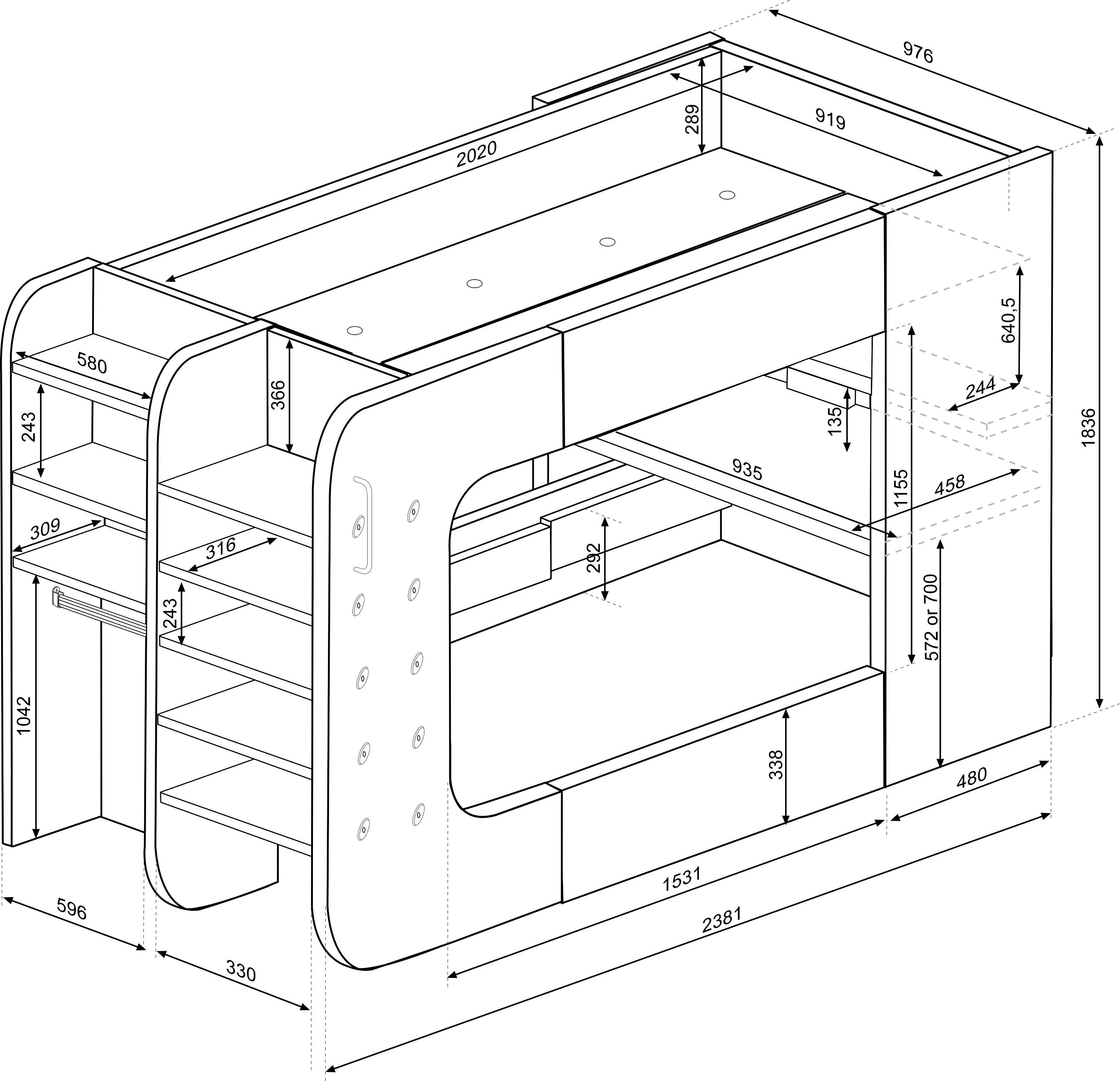 Loftpod Gaming Highsleeper