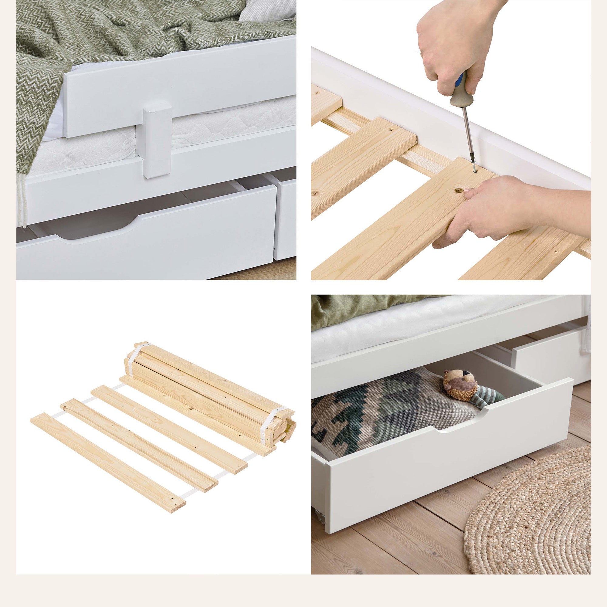 Hoppekids Shorty Daybed + Drawers