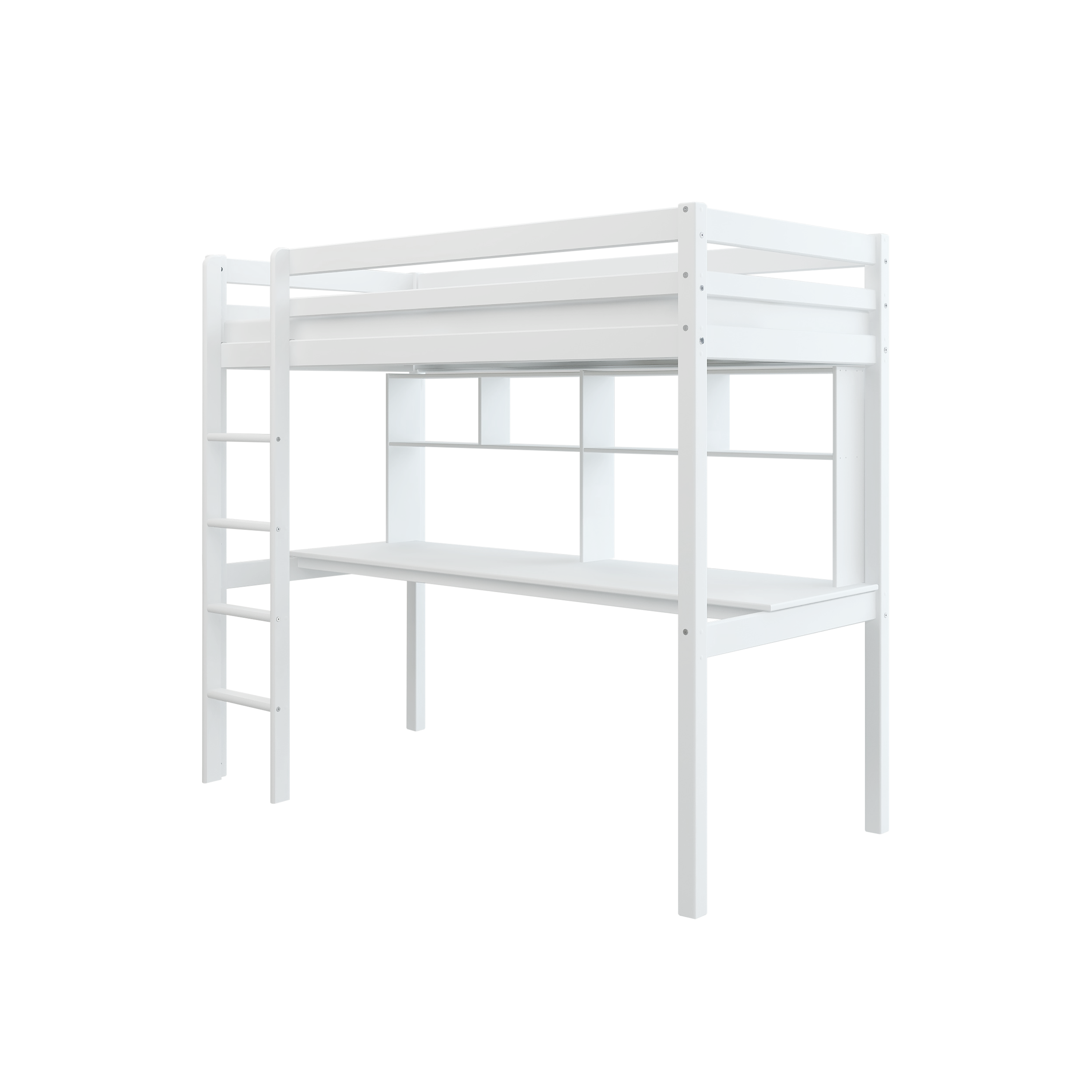 Highbed with Long Desk