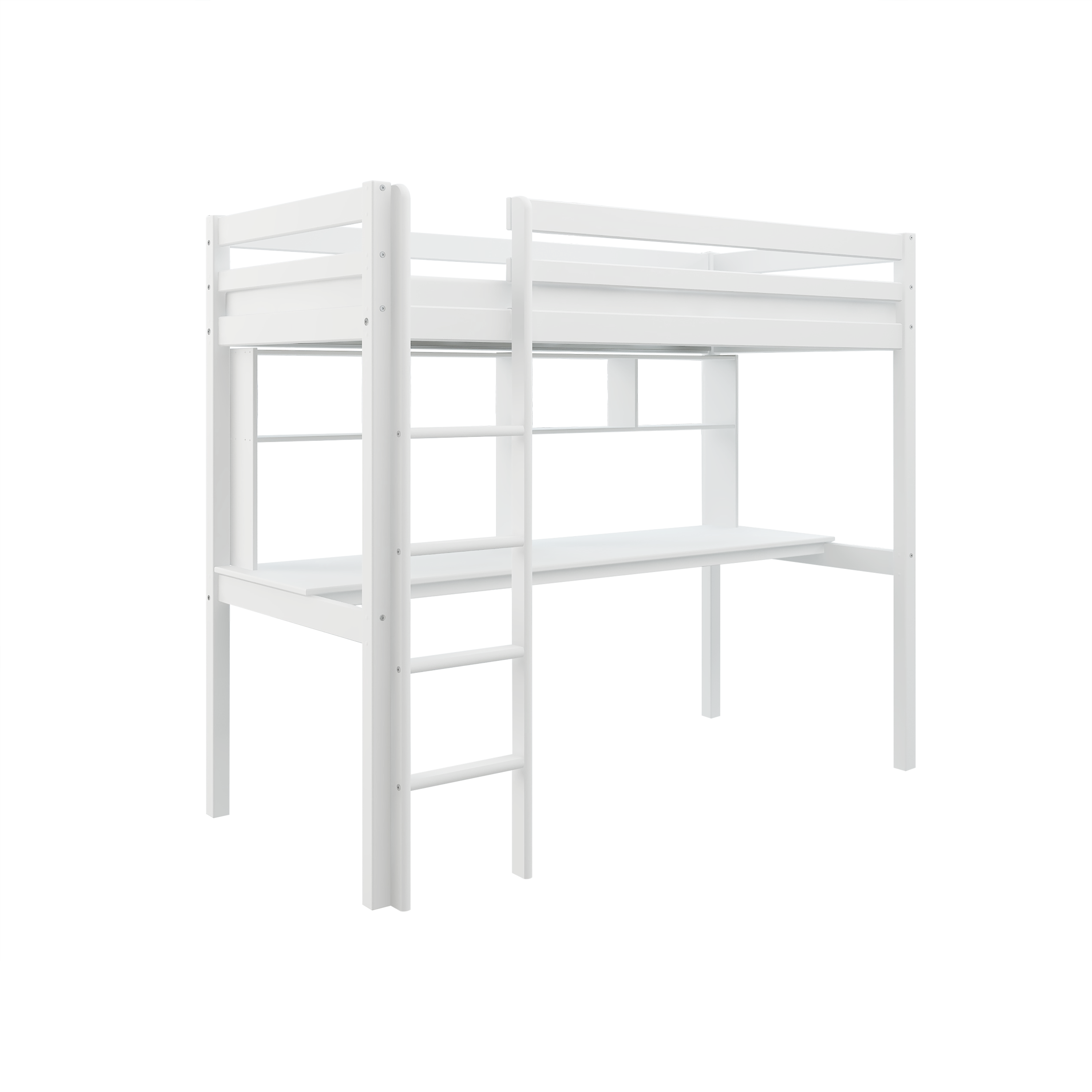 Highbed with Long Desk